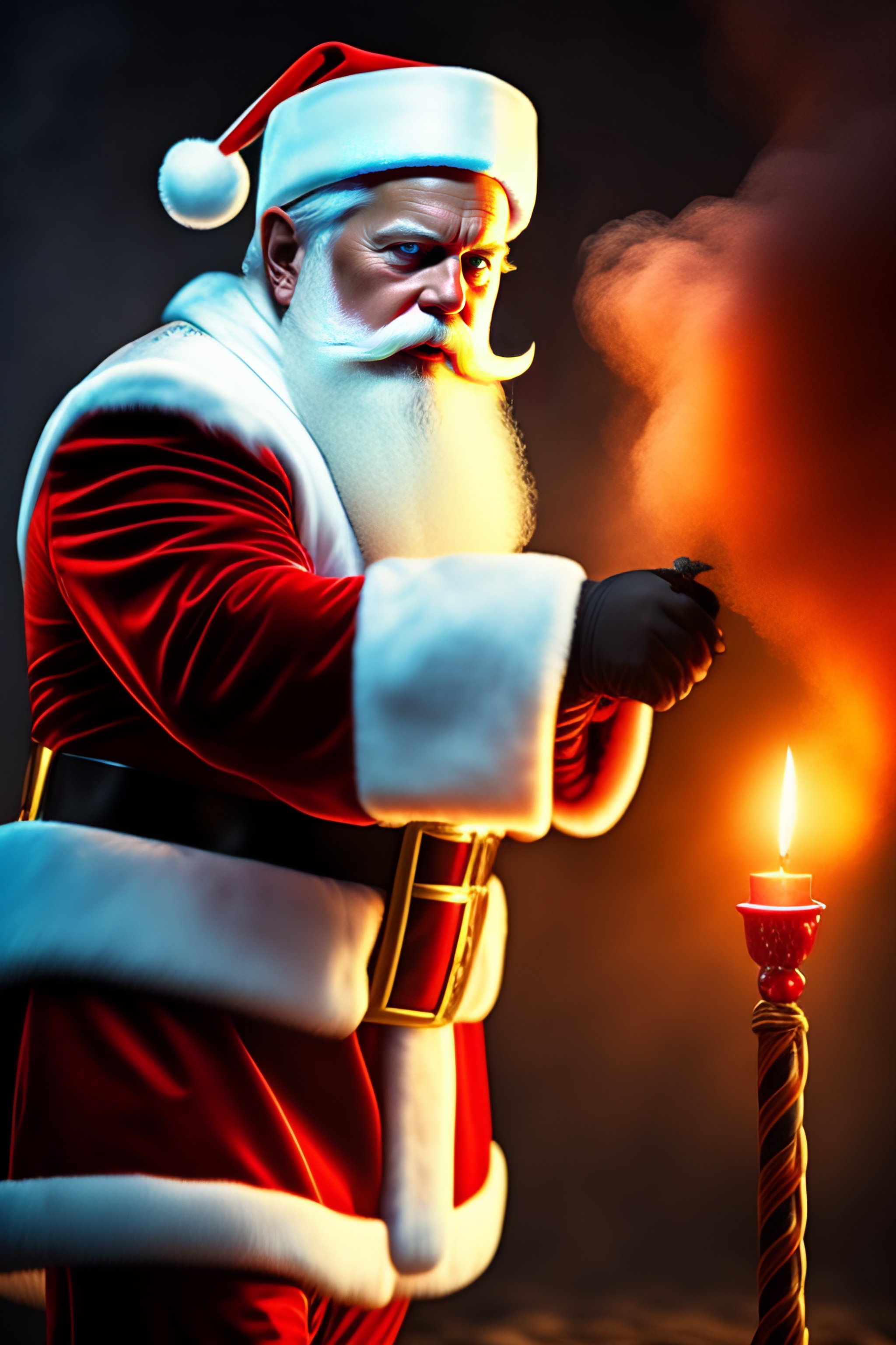 Lexica - Santa Claus is a demon