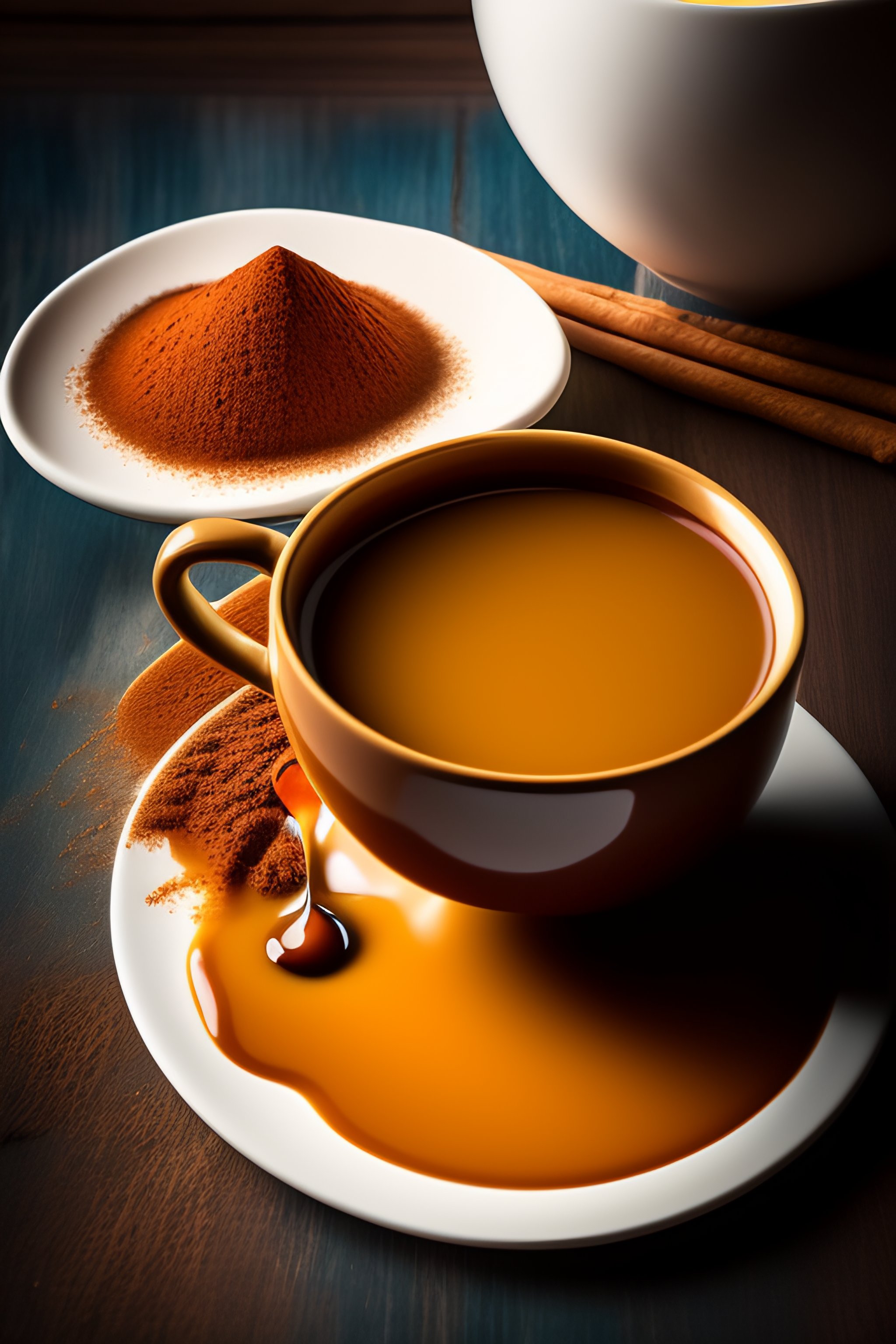 Lexica Delicious cup of chai in heaven