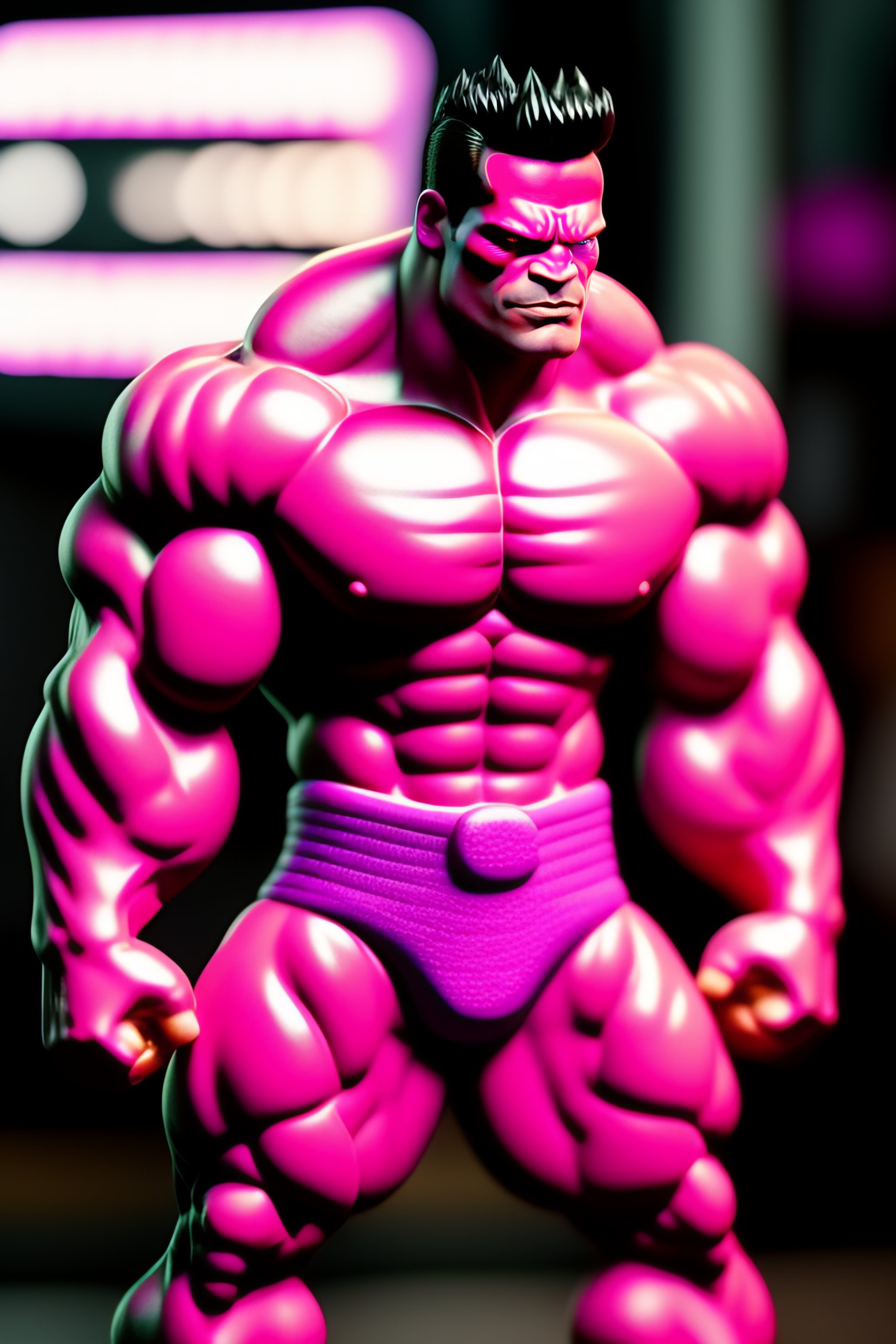 Lexica - Pink Hulk emoji