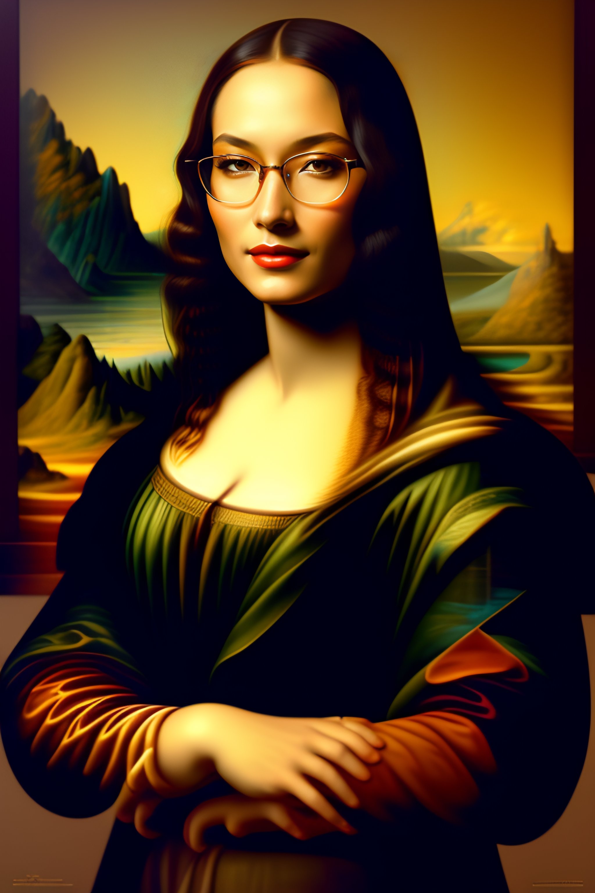 What would Mona Lisa look like with a body? DALL-E 2 has an answer