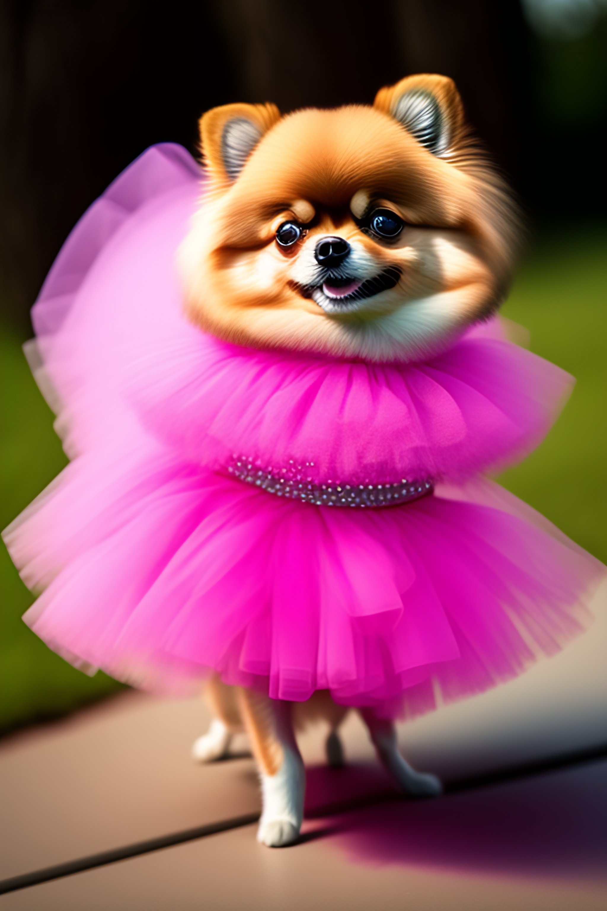 Pink pomeranian sale