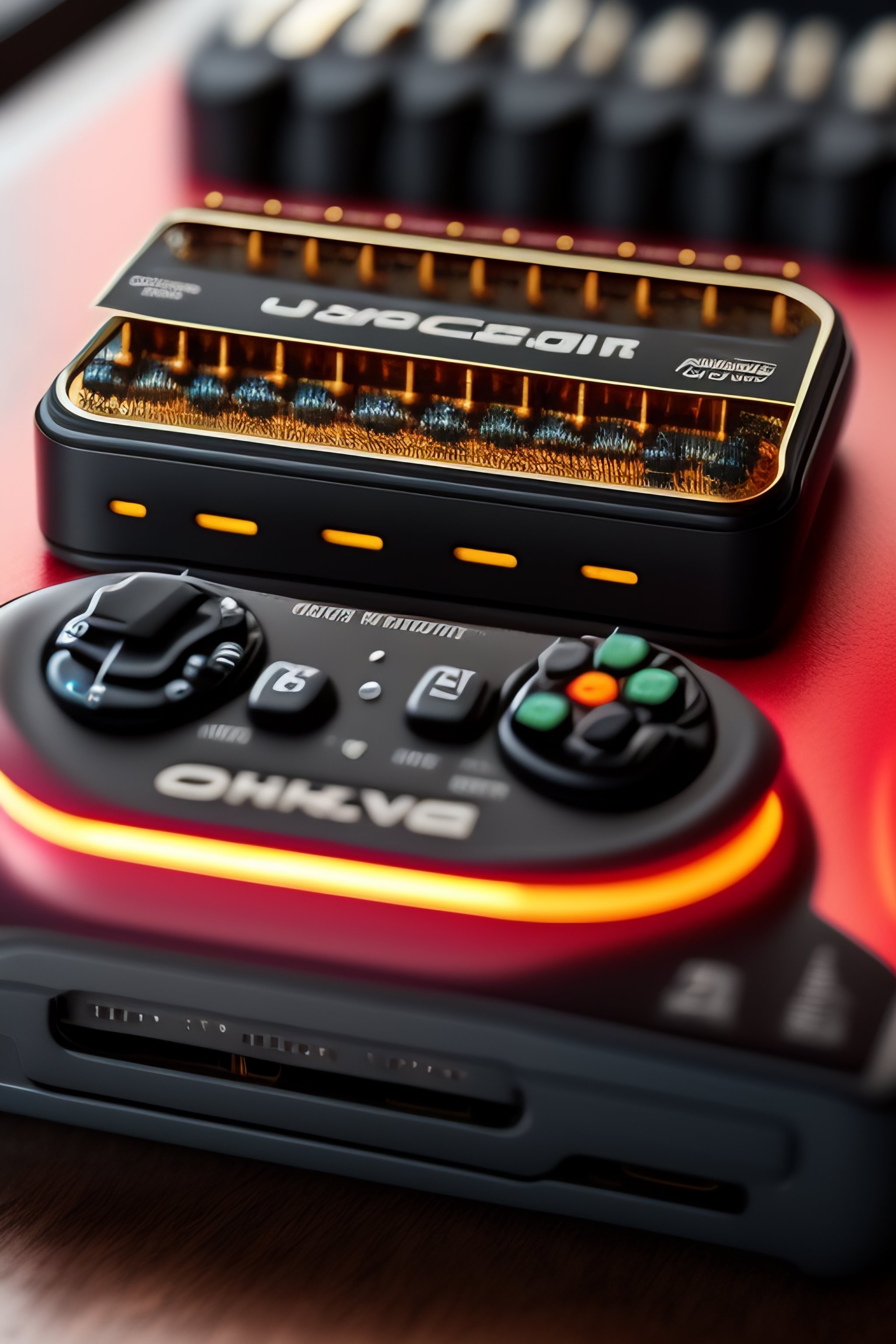 Lexica - An exbox controller exploded into its compnent parts