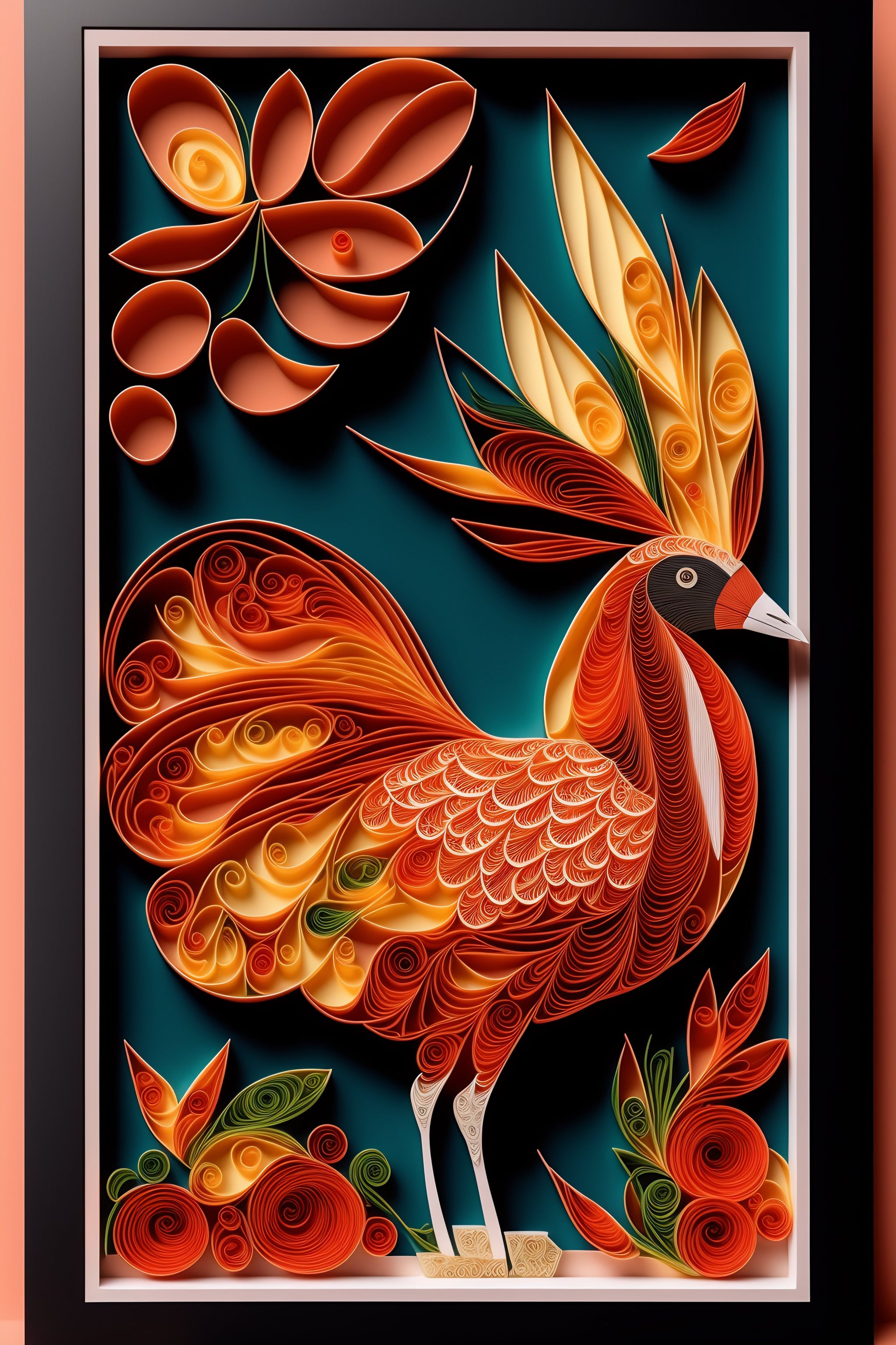 Lexica Paper quilling, paper cut art, paper illustration, Turkey