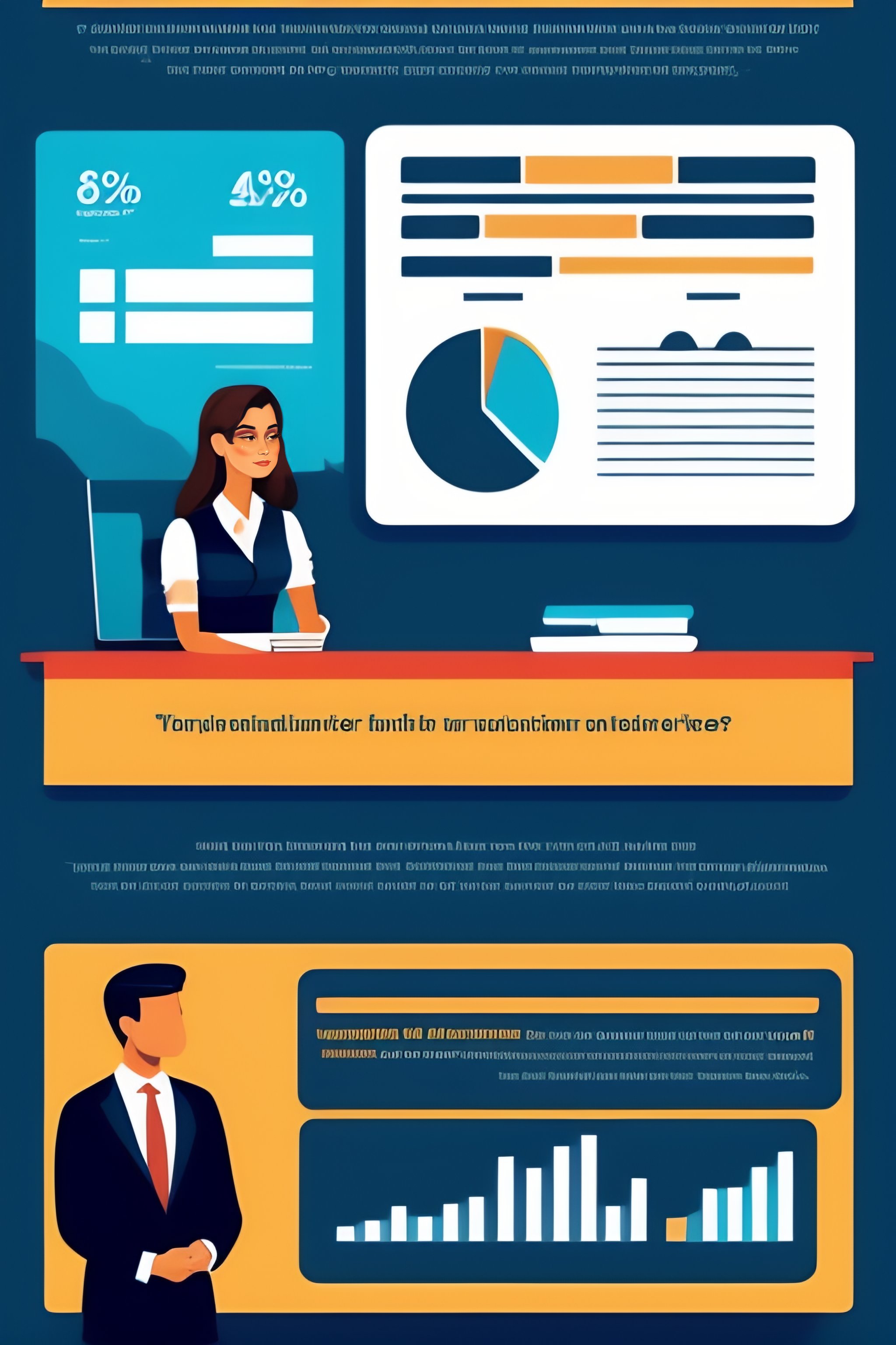 Lexica - Show an infographic-style image of a young, tech savvy ...