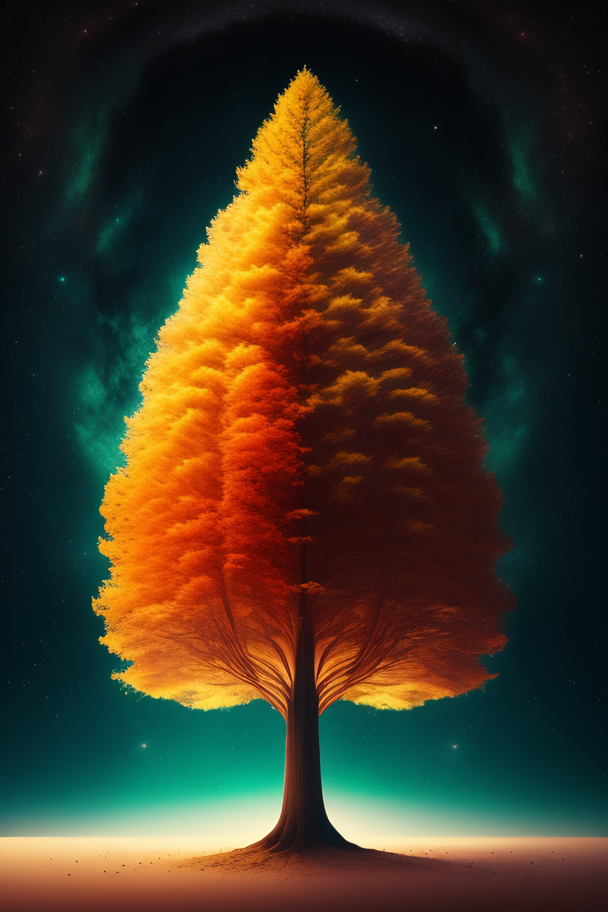 Lexica - Tree in the middle of space
