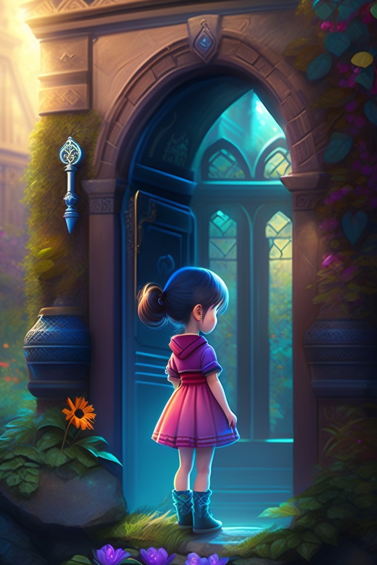 Lexica - In a bustling city, a young girl discovers a mysterious key ...
