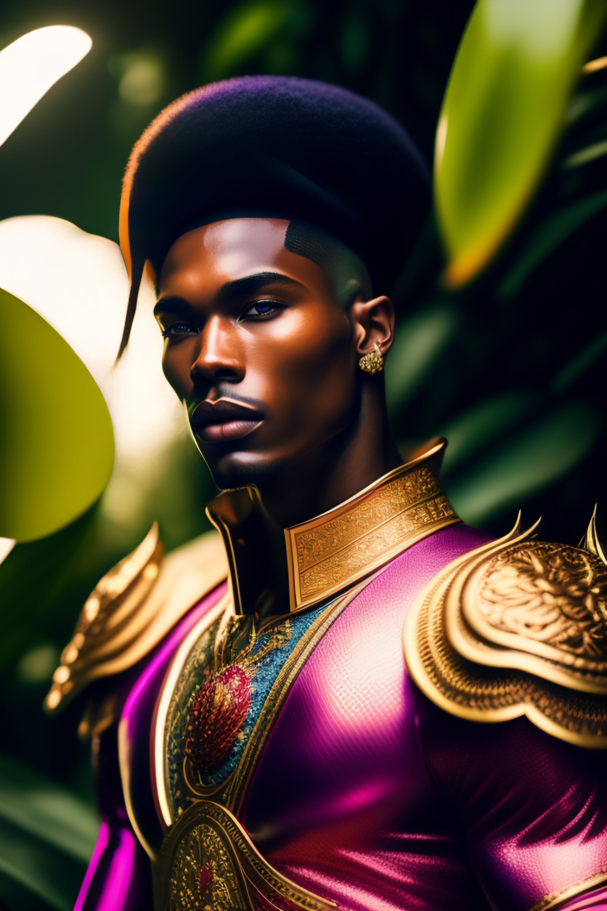 Lexica - Portrait of a male pinup model in love in tropical Thailand ...