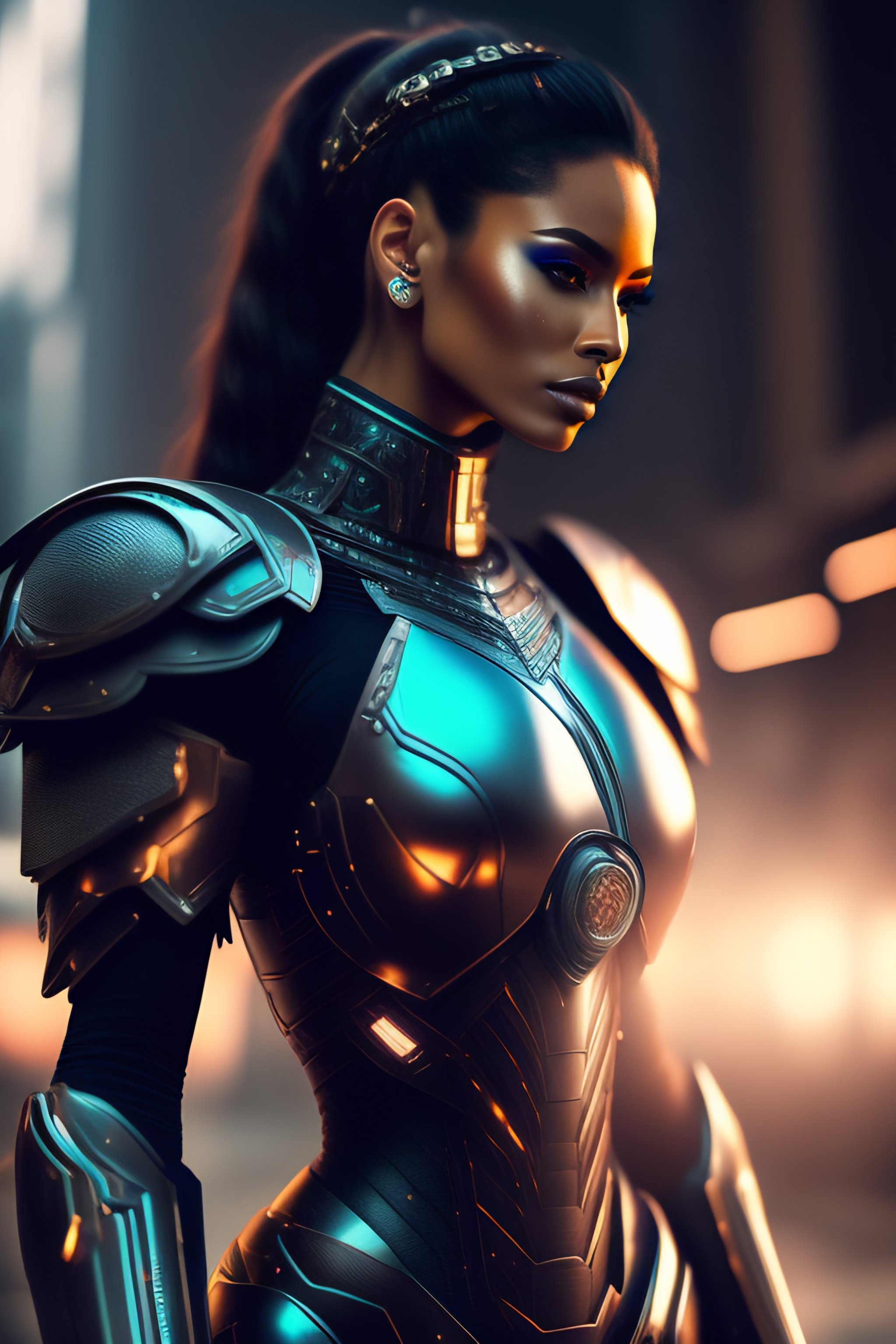 Lexica - An extremely complex and advanced cyborg Armor