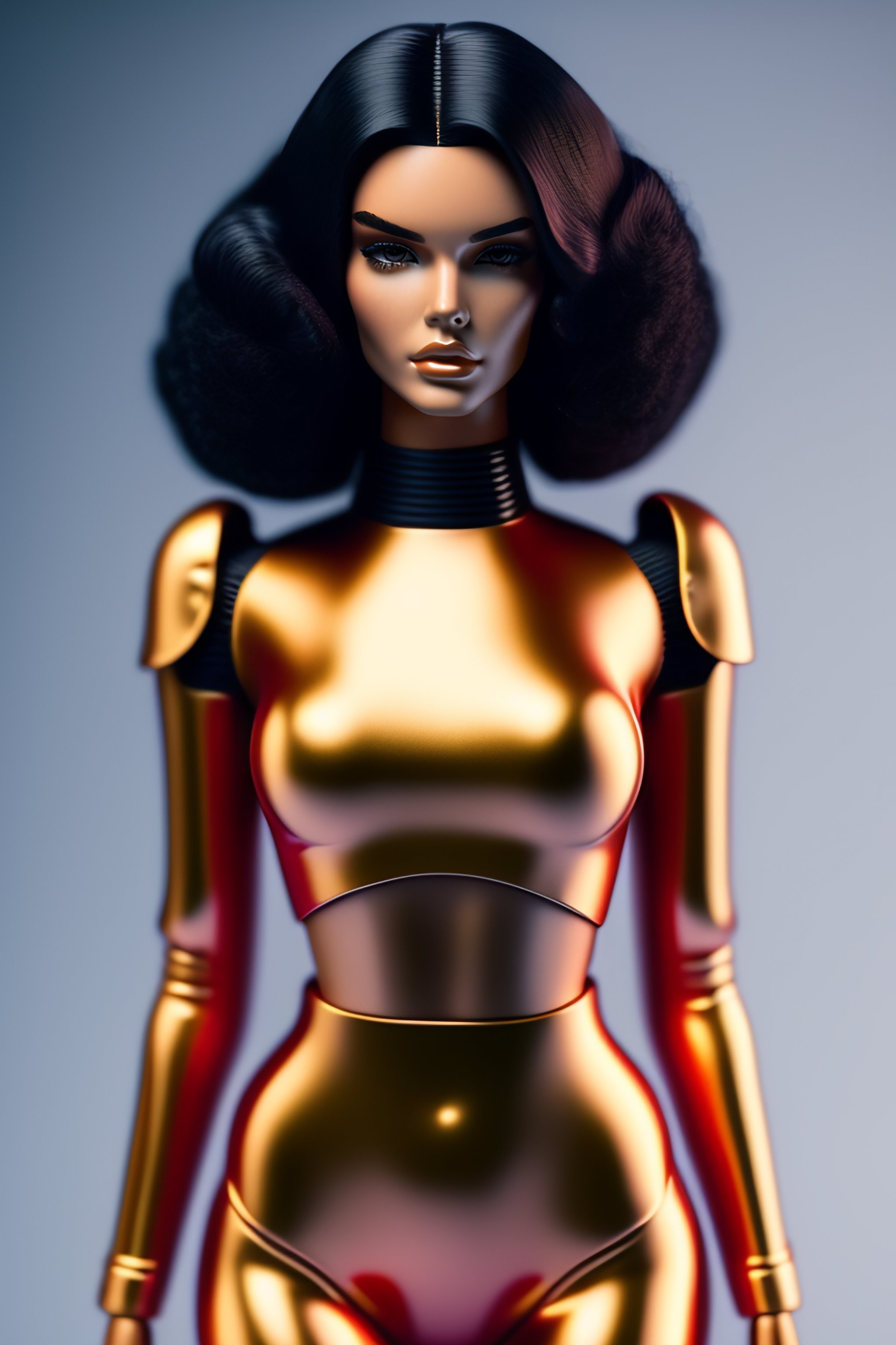 Lexica 2500 future kendall jenner robot athletic body plastic