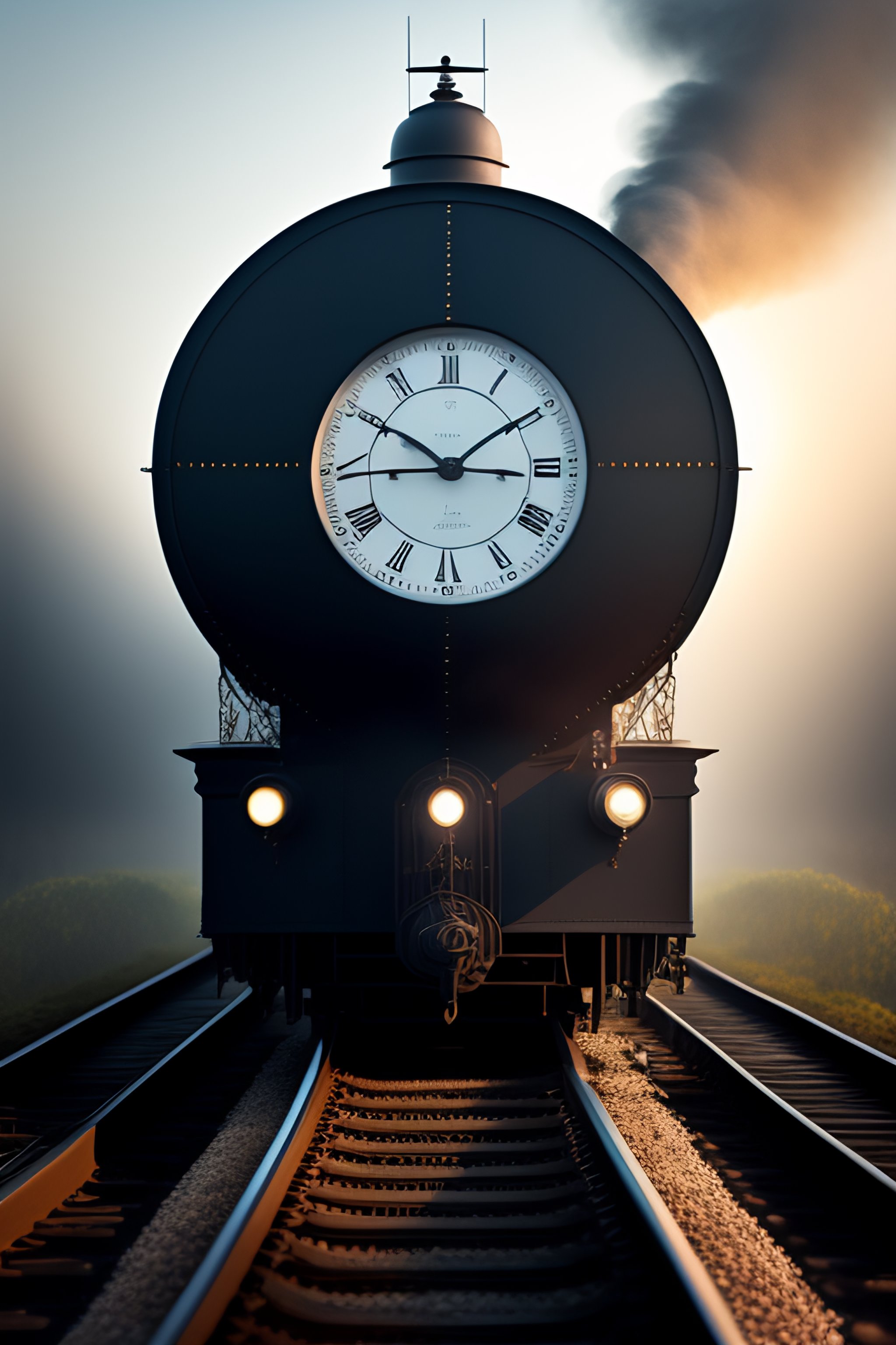 Lexica - Train fog clock platform