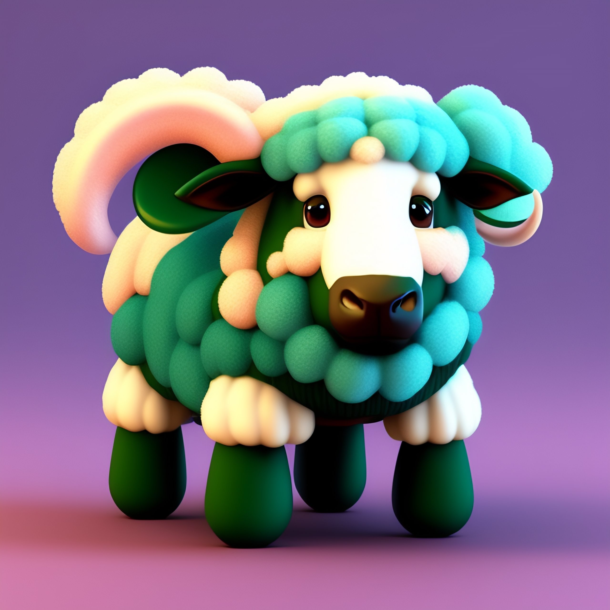 Lexica - Adorable sheep, low detail, devinart, trending on artstation ...