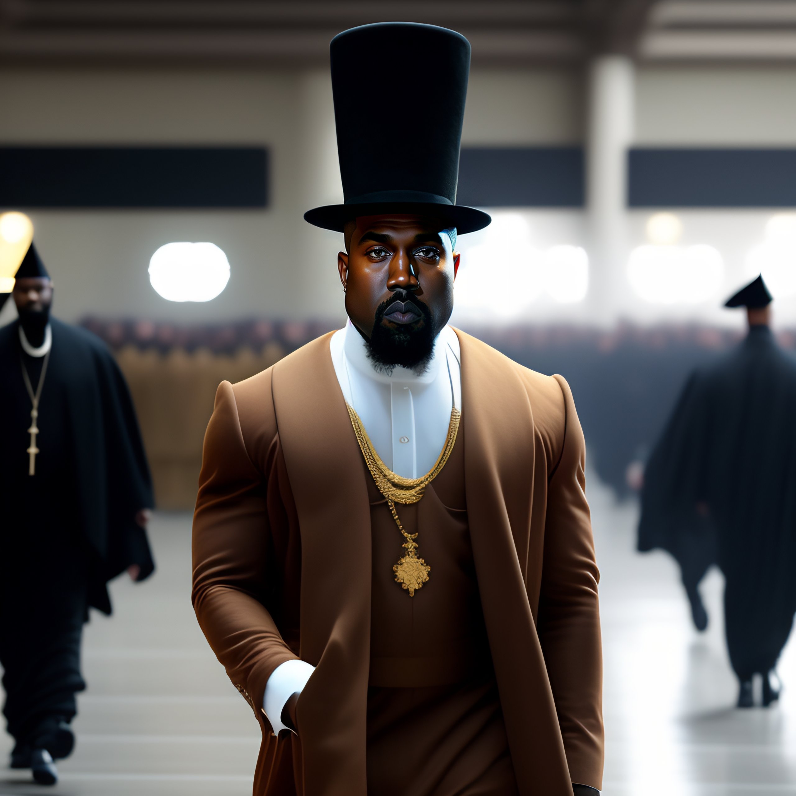 Lexica - Kanye west as orthodox jewish rabbi