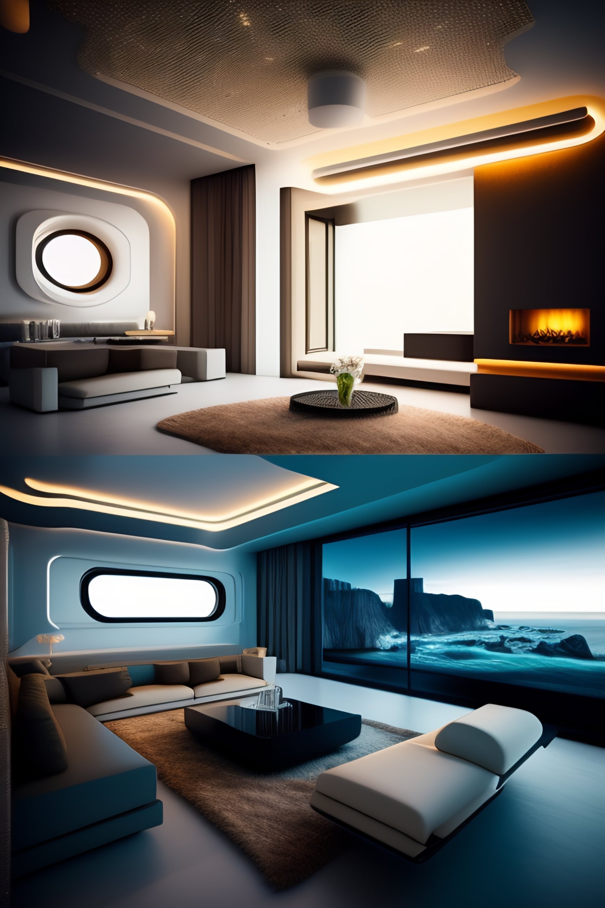 Lexica - Futuristic interior