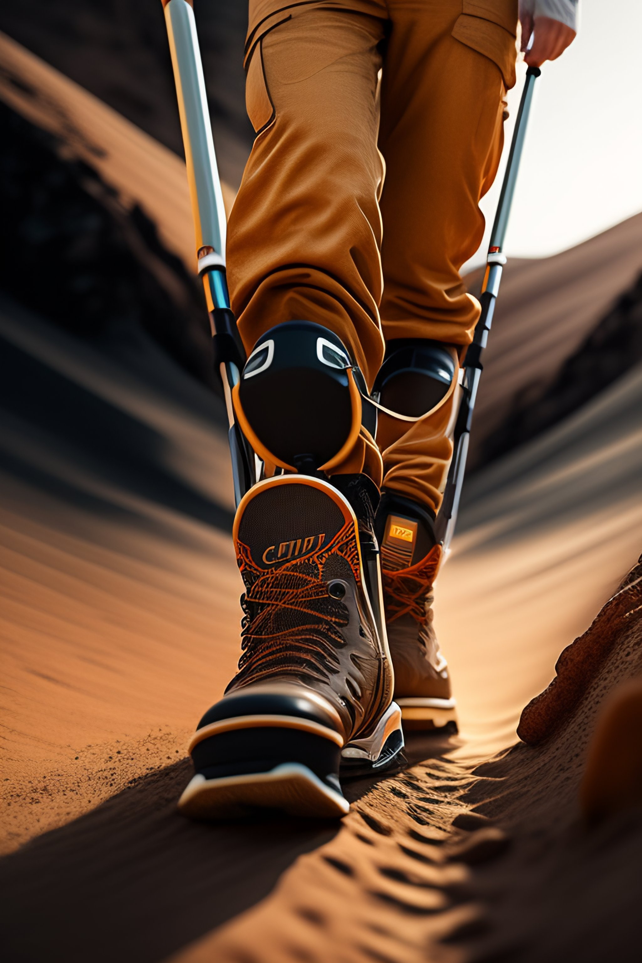 Lexica - Advertisement for crutches, highly detailed, rugged, dramatic ...