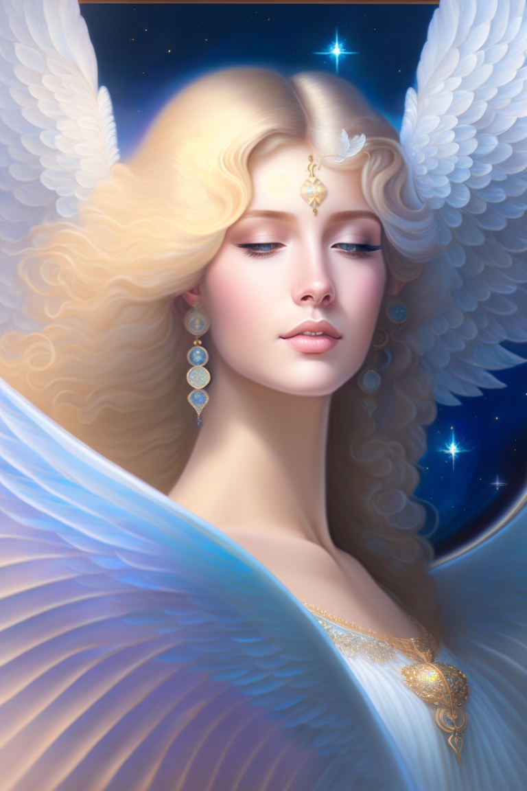 Lexica - An awe-inspiring portrait of an angel, capturing the essence ...