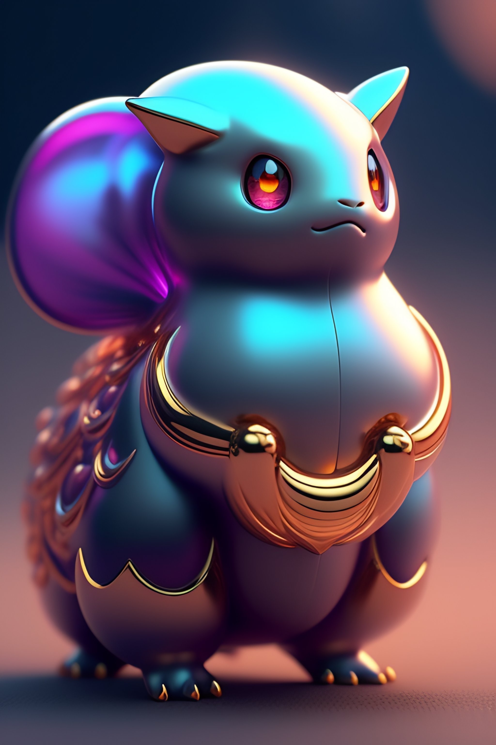 Lexica A Cute Ghost Type Pokemon By Beeple And James Gilleard And Justin Gerard Ornate