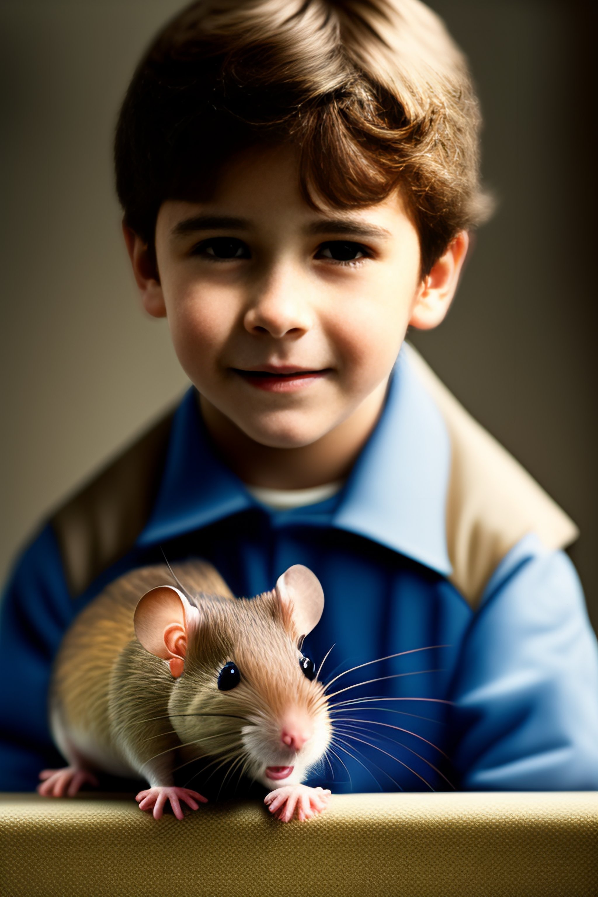 Lexica Boy with pet rat