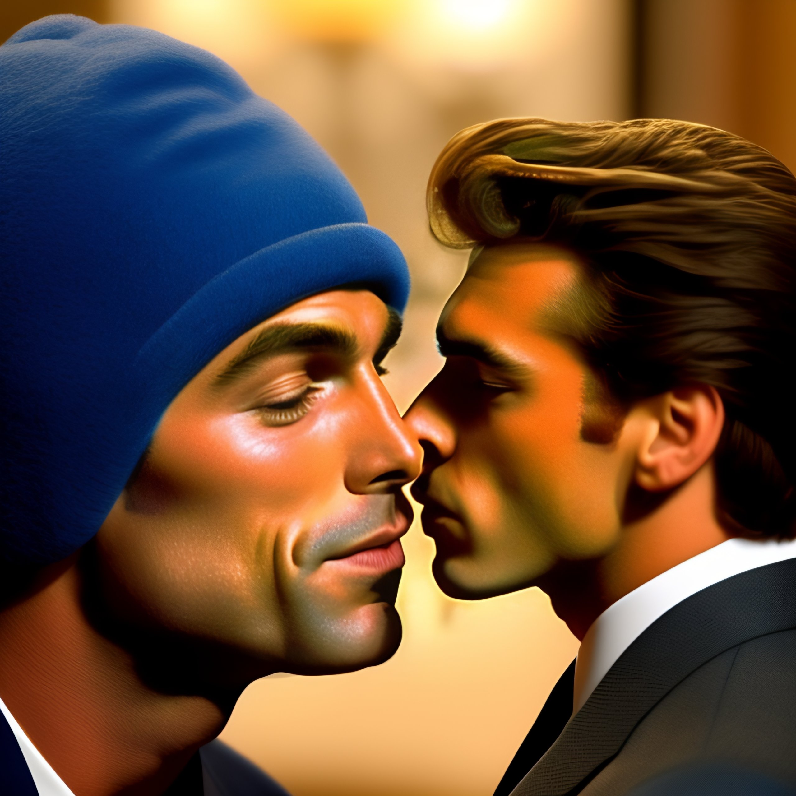 Lexica Bart and ernie kissing passionatly