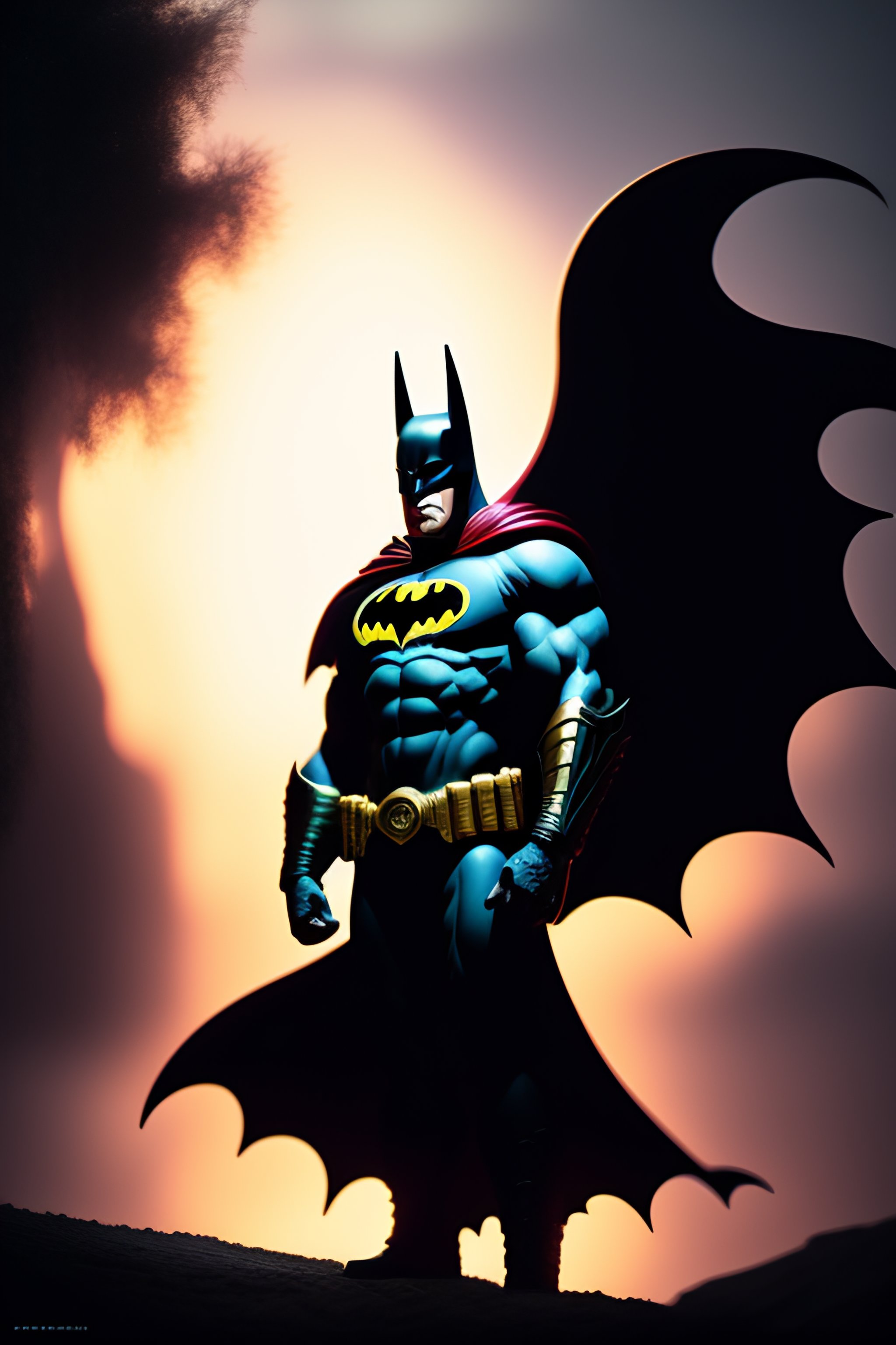 Lexica - Batman body full,dark nigth version,dark body