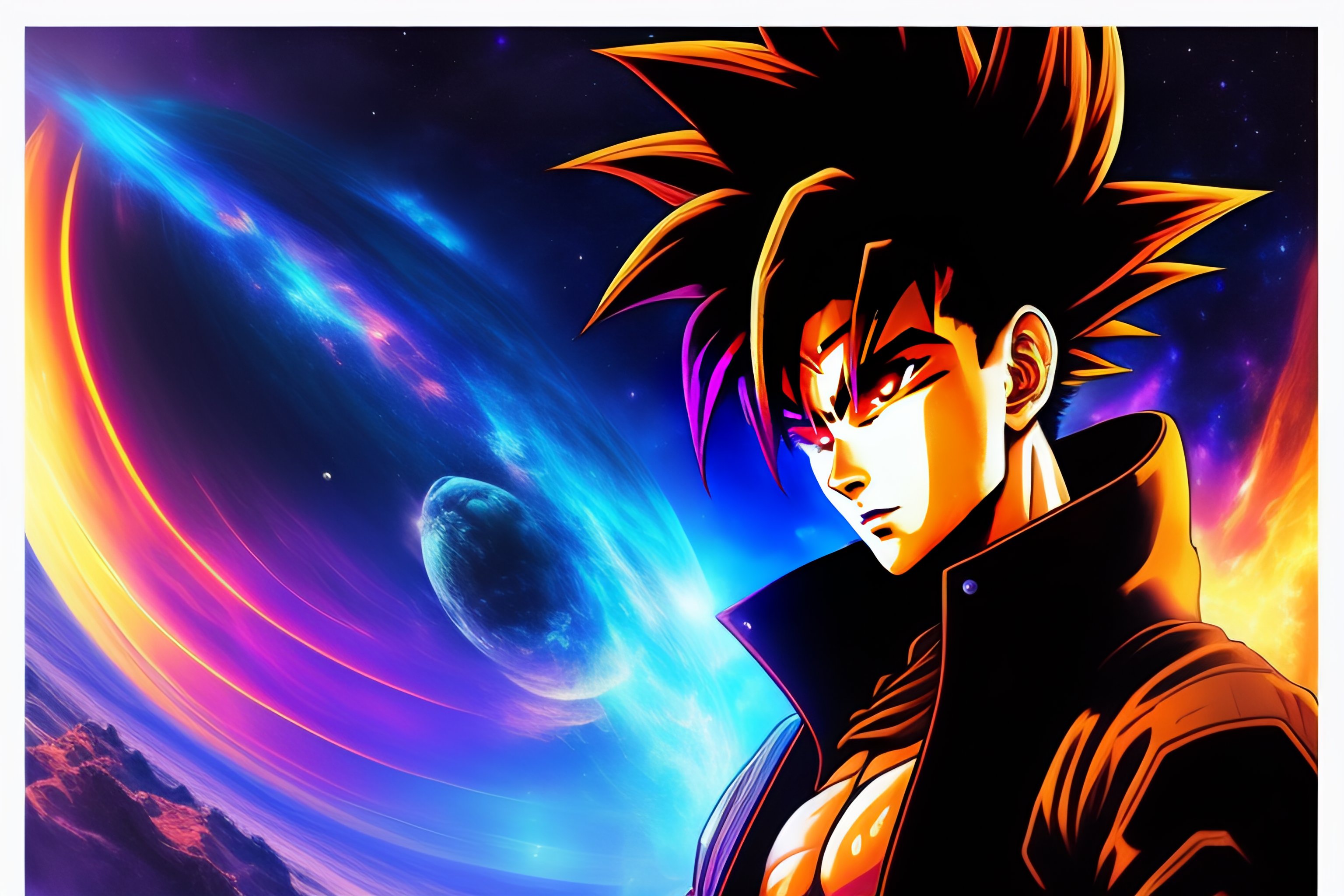 Dragon Ball Goku Cyberpunk Art Wallpapers - Anime Wallpapers 4k