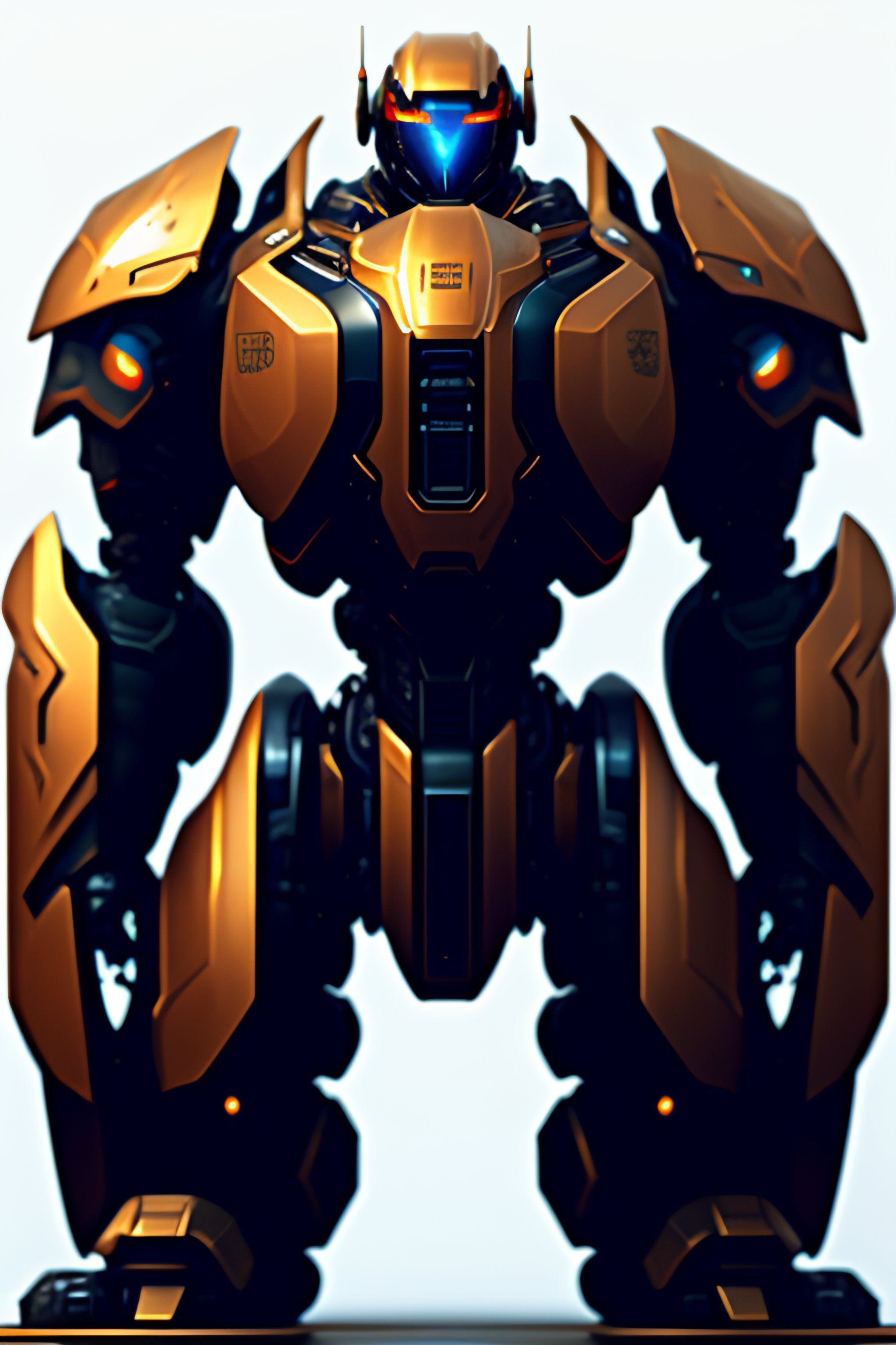Lexica - Mecha concept art highly detailed , symmetrical , 3 side