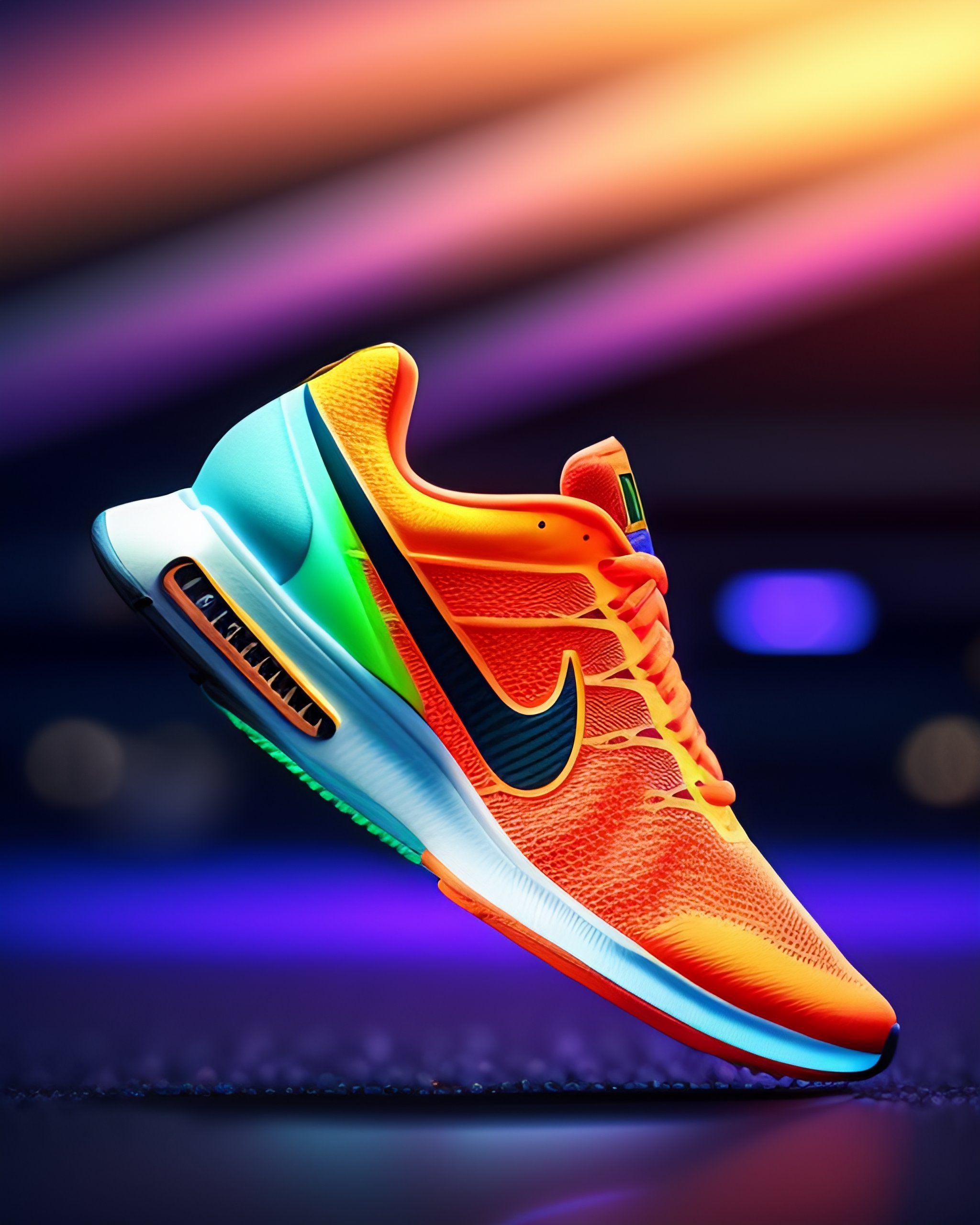 Lexica - Sport shoes like nike,very colorful, realistic