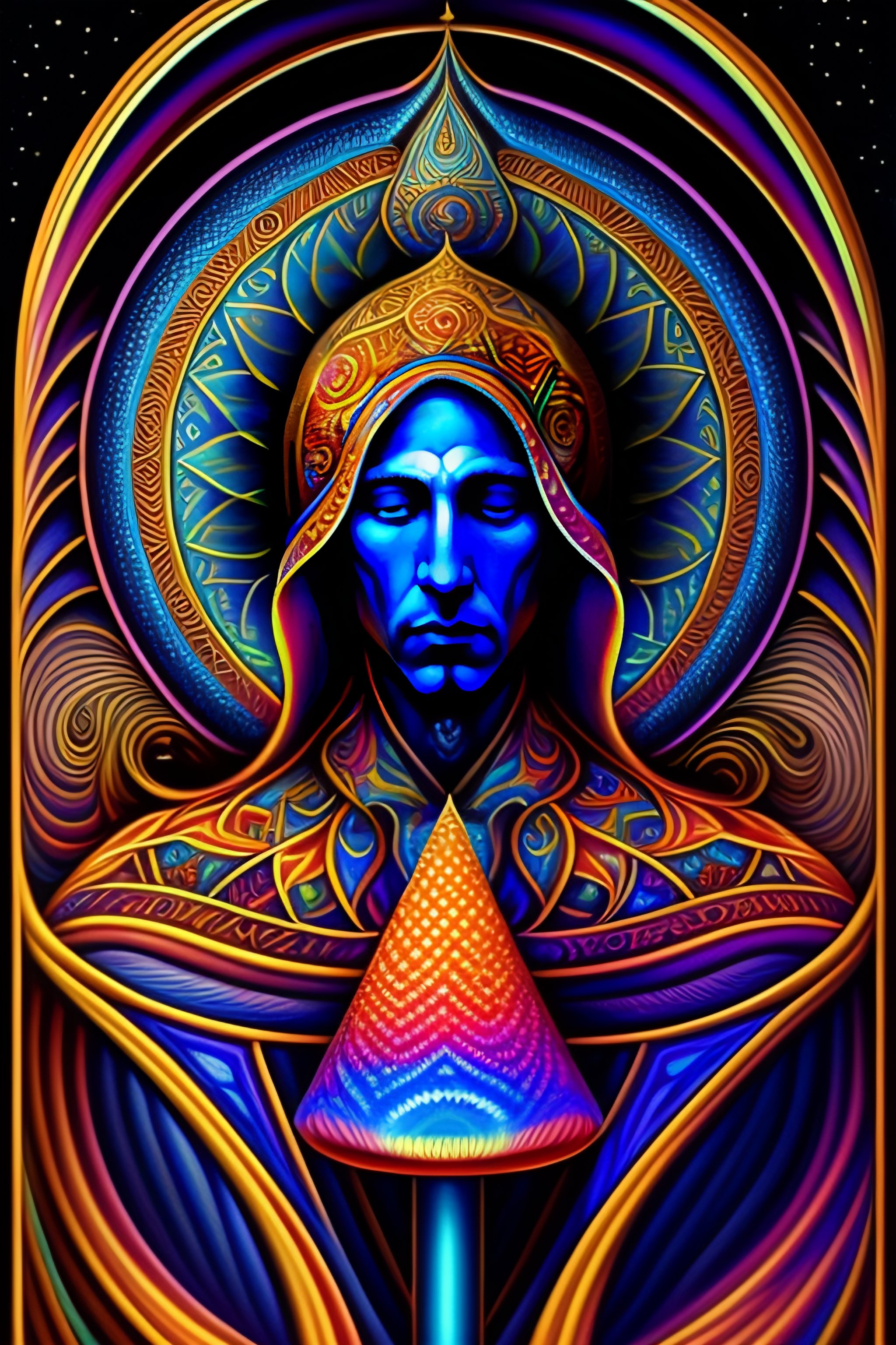 Lexica - Magic mushroom ,occult wizard,alex grey