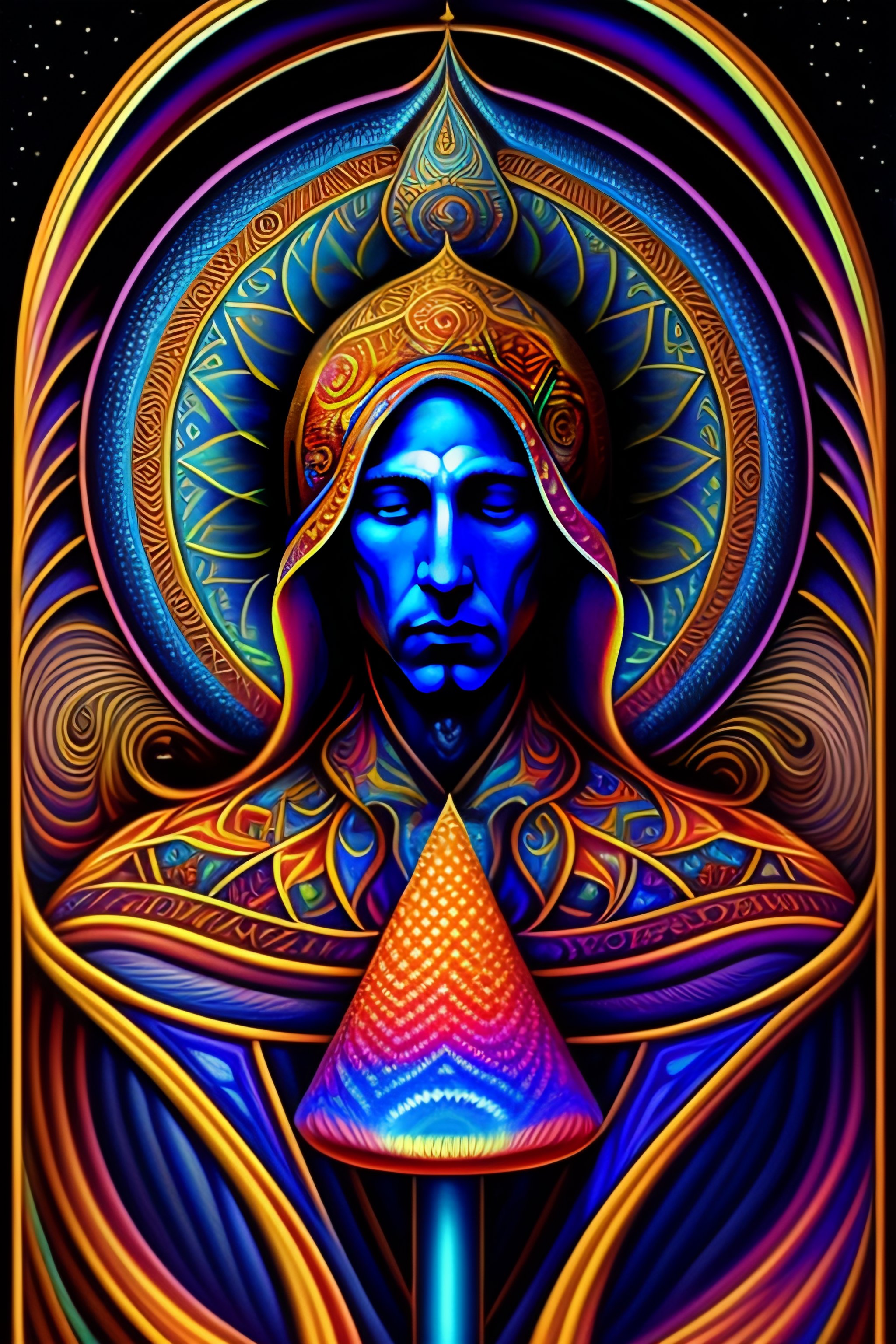 Lexica - Magic Mushroom ,occult Wizard,alex Grey