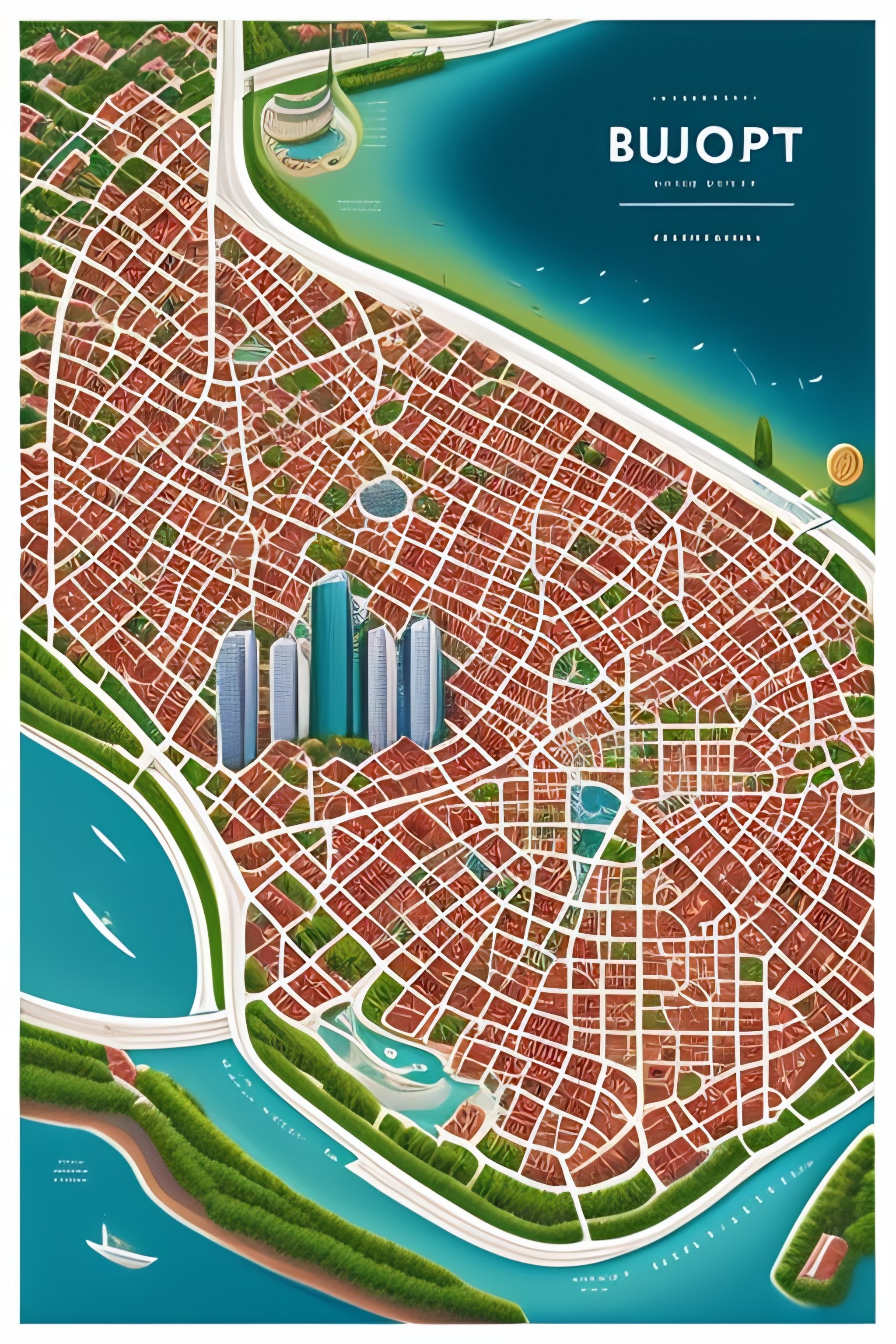 Lexica - Budapest, map,