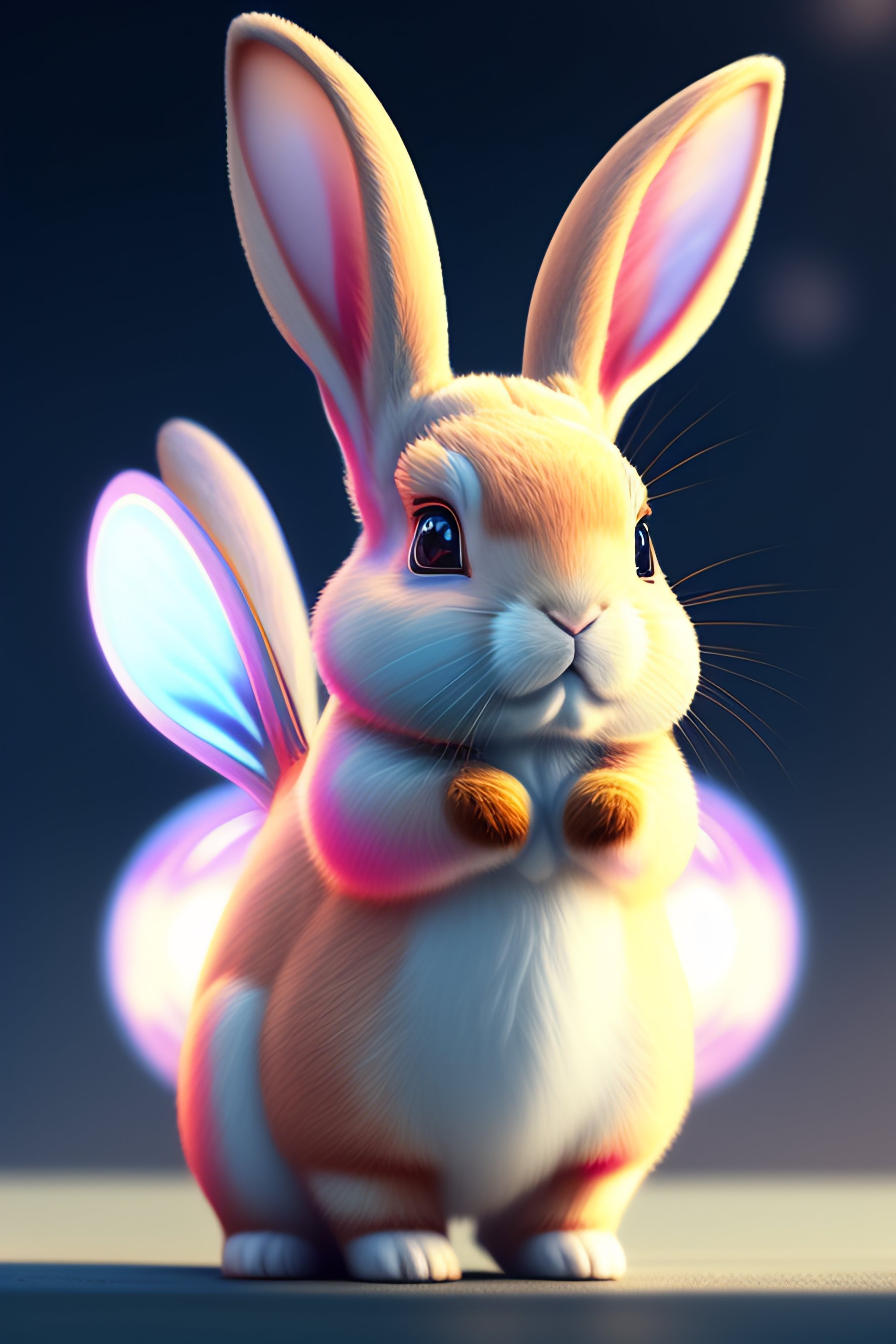 Lexica - A fairy type legendary Pokémon resembling a rabbit standing on ...
