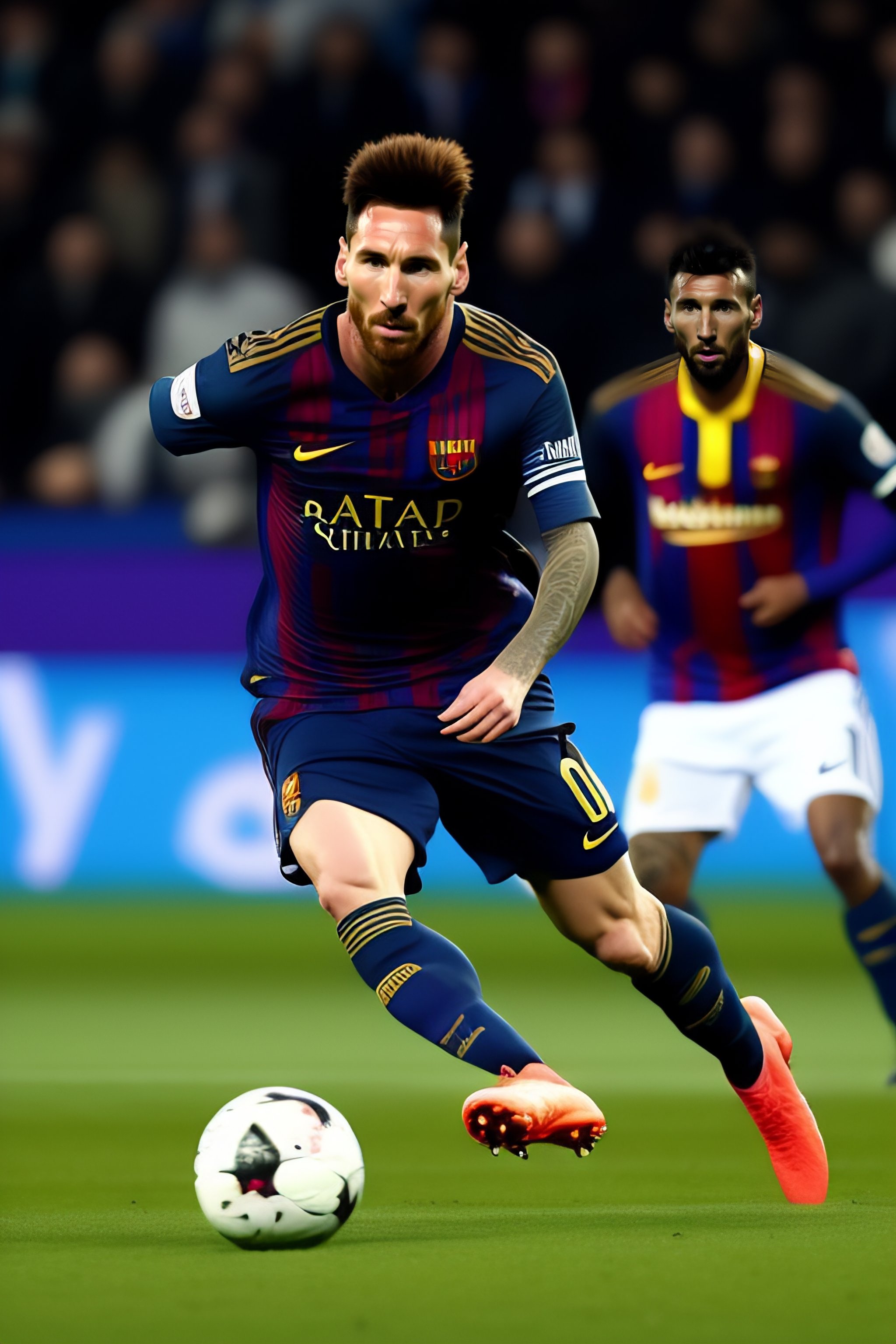 Lexica - Lionel messi playing for real madrid against barcelona