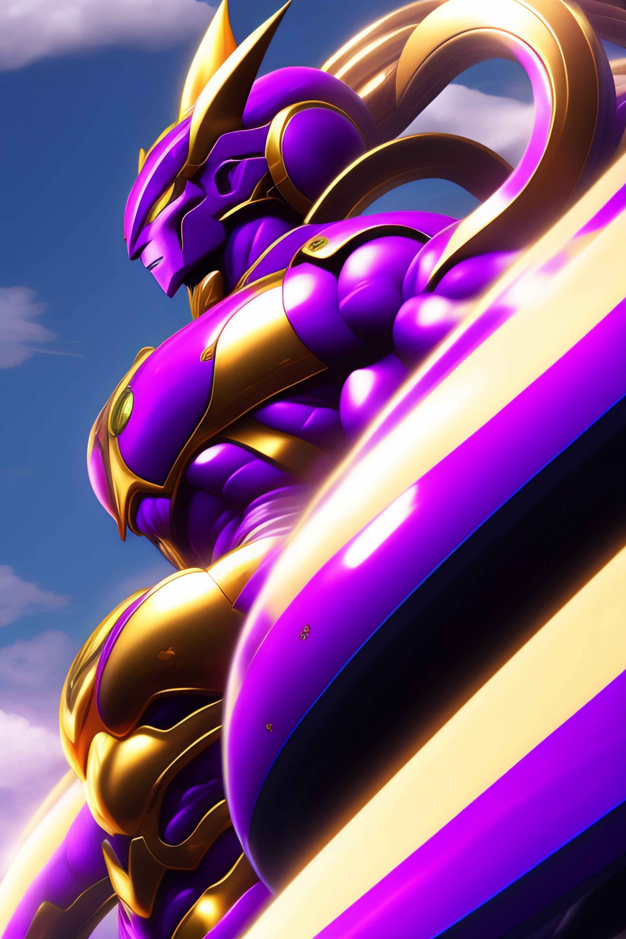 Lexica - Freeza flighting, illustration