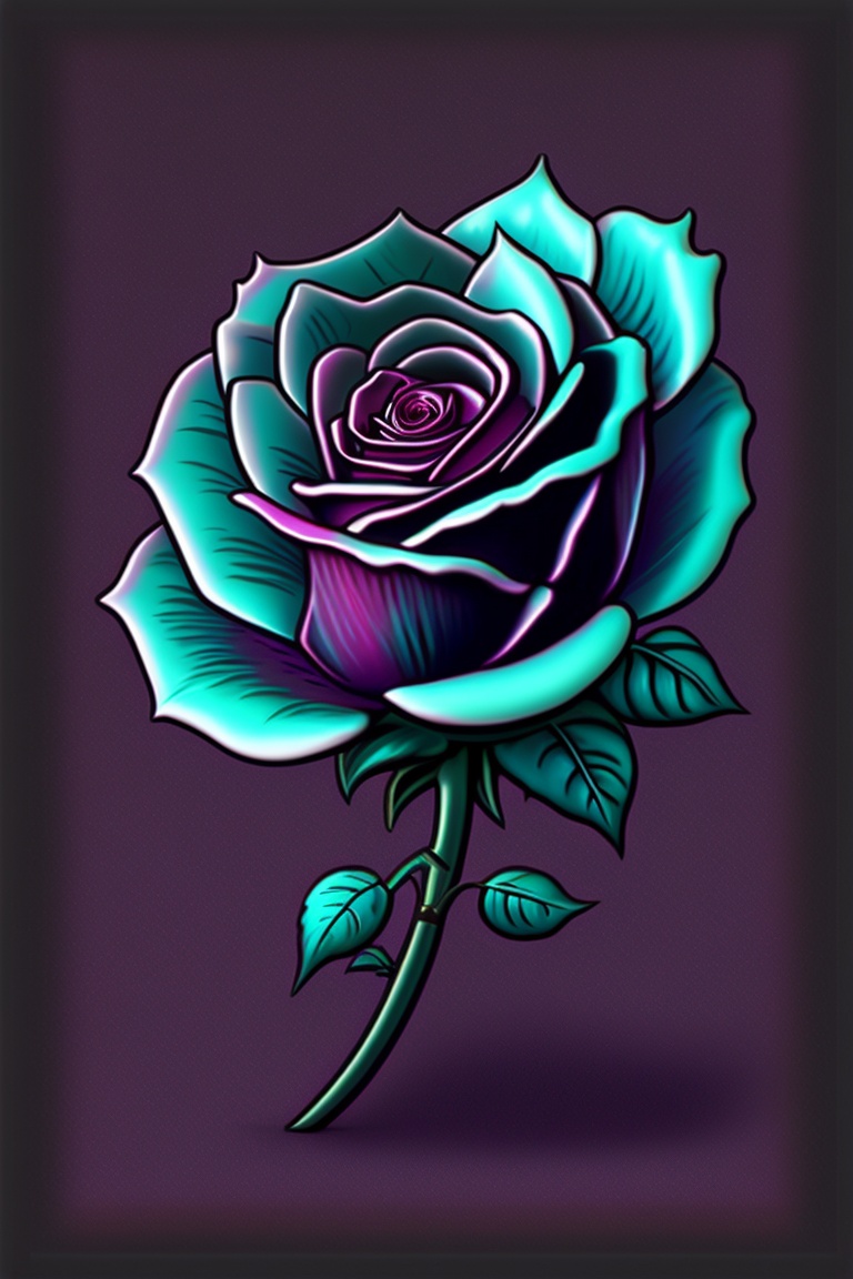 Lexica - A jewel encrusted single rose with an eyeball deluxe cutie pin ...