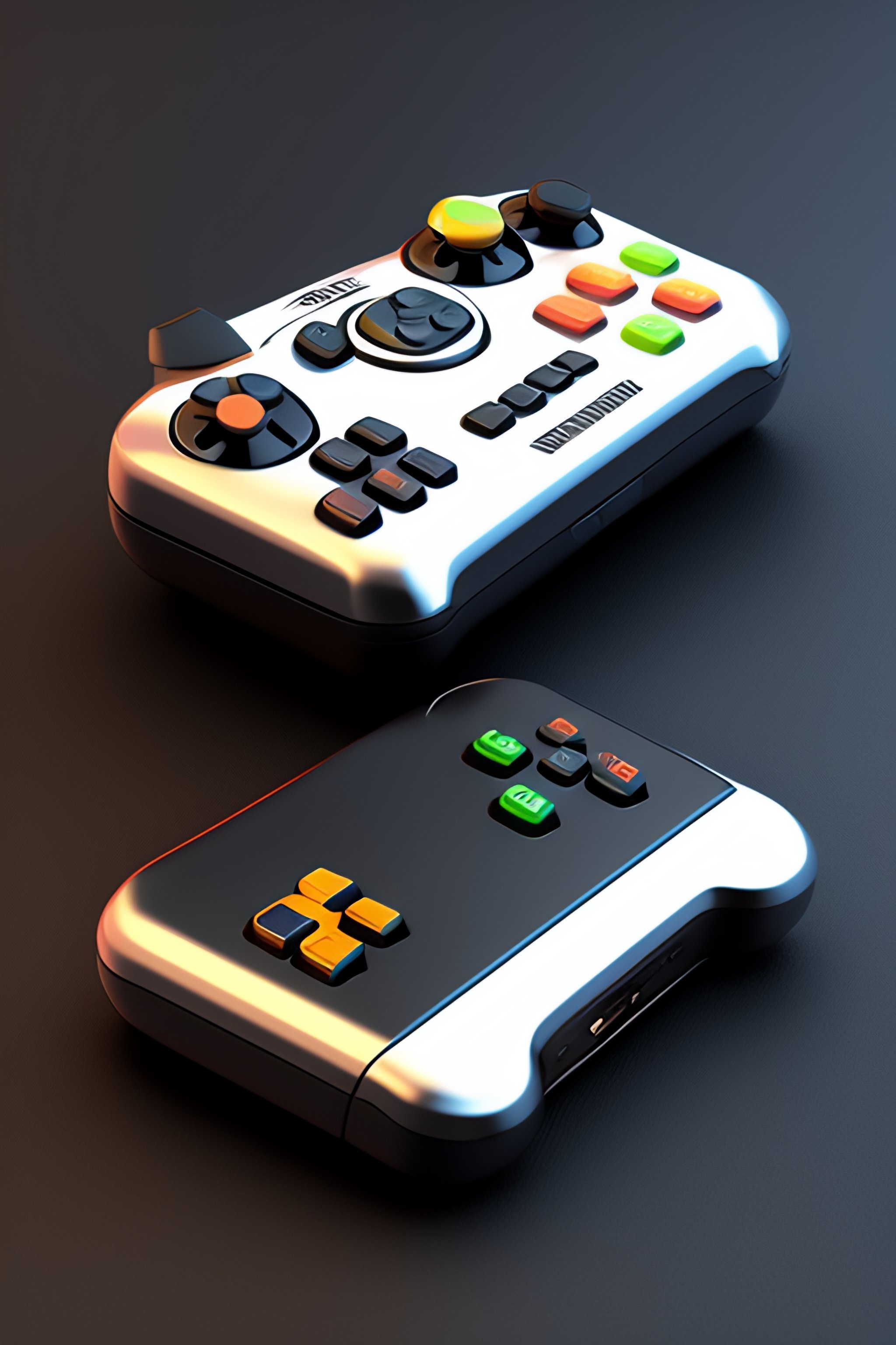 Lexica - Isometric render of a videogame controller