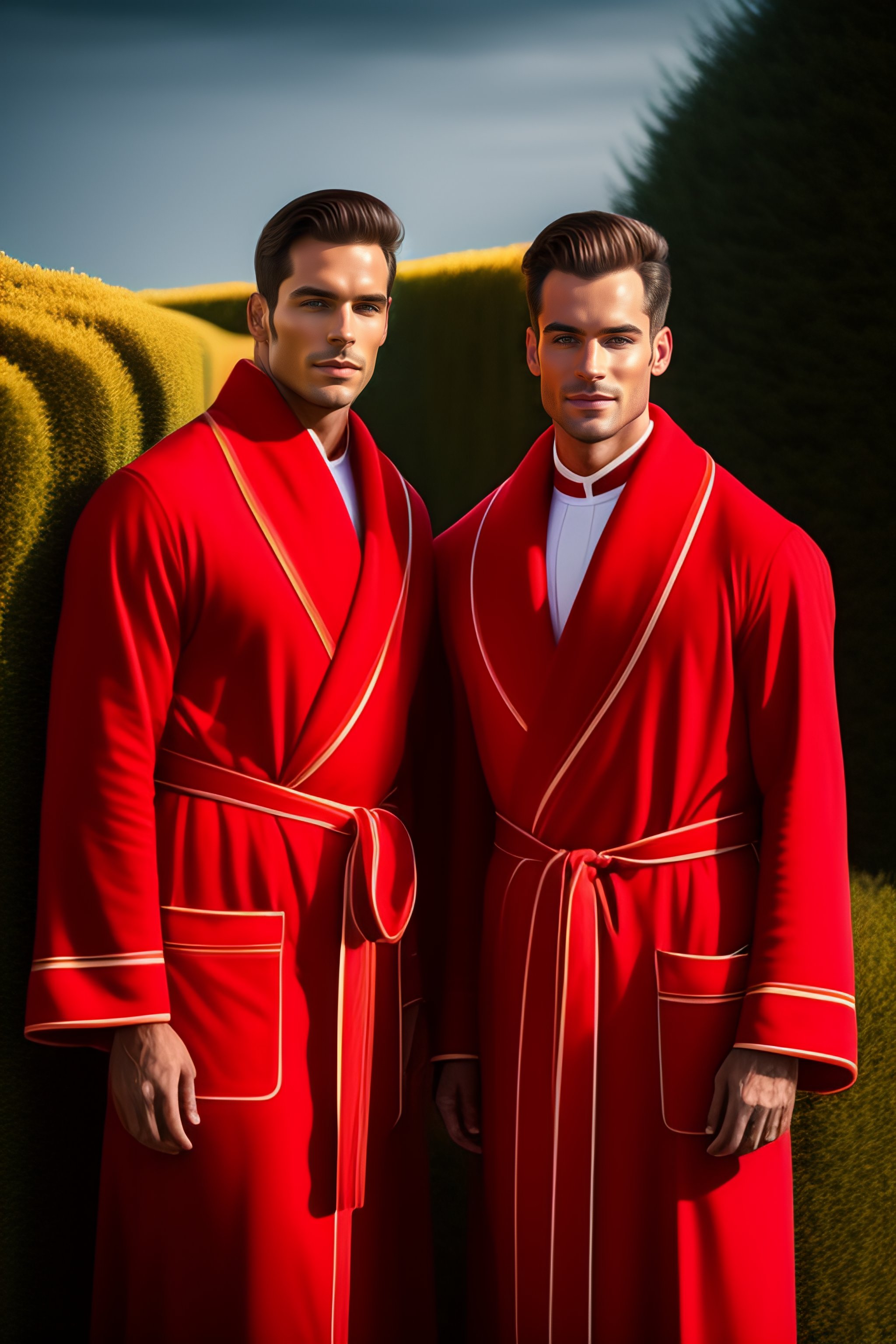 Lexica Twins in local red robe