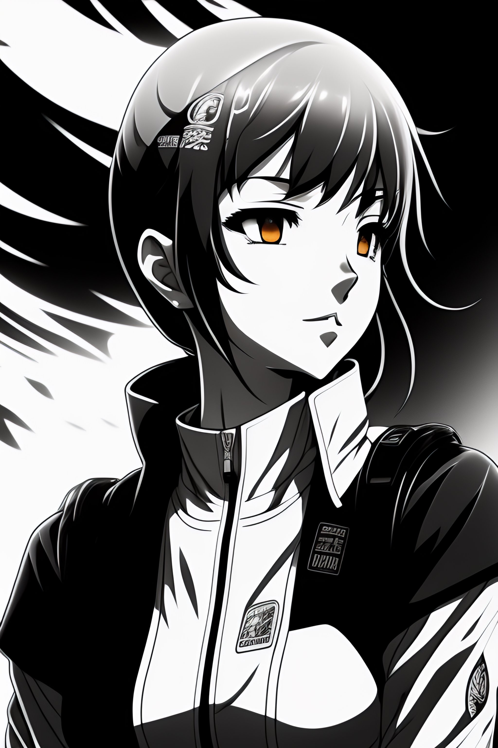 Lexica Ikari Shinji Anime Black And White Style Acg Hdr