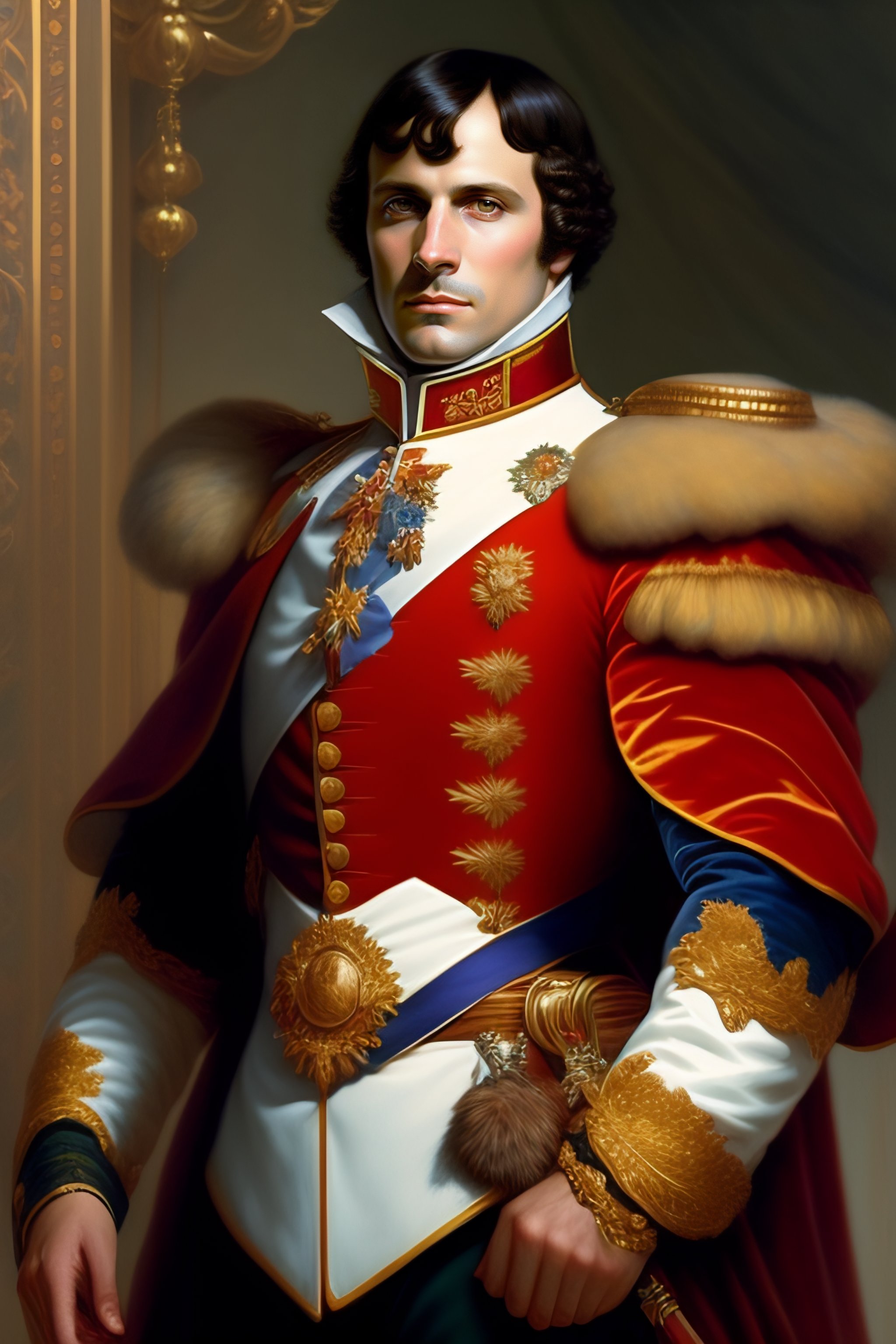 Lexica - Napoleon Bonaparte as a fantasy D&D character, portrait art by ...