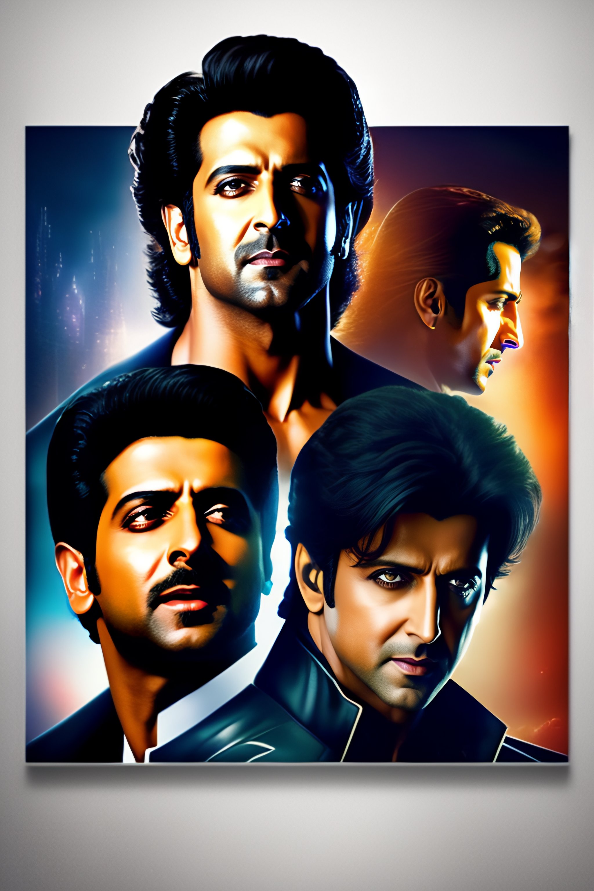 Lexica - Hrithik Roshan, Krrish, movie poster