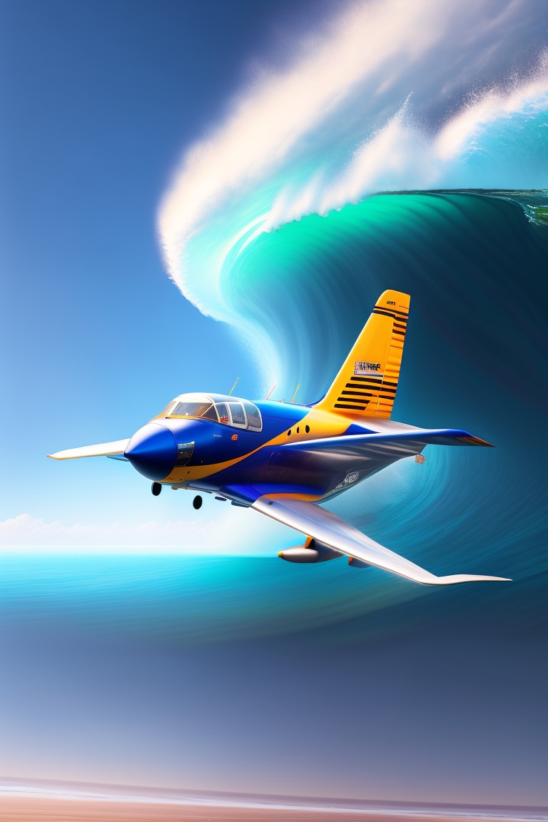 Lexica - Microsoft flight simulator, plane, ocean, speed, summer 8K