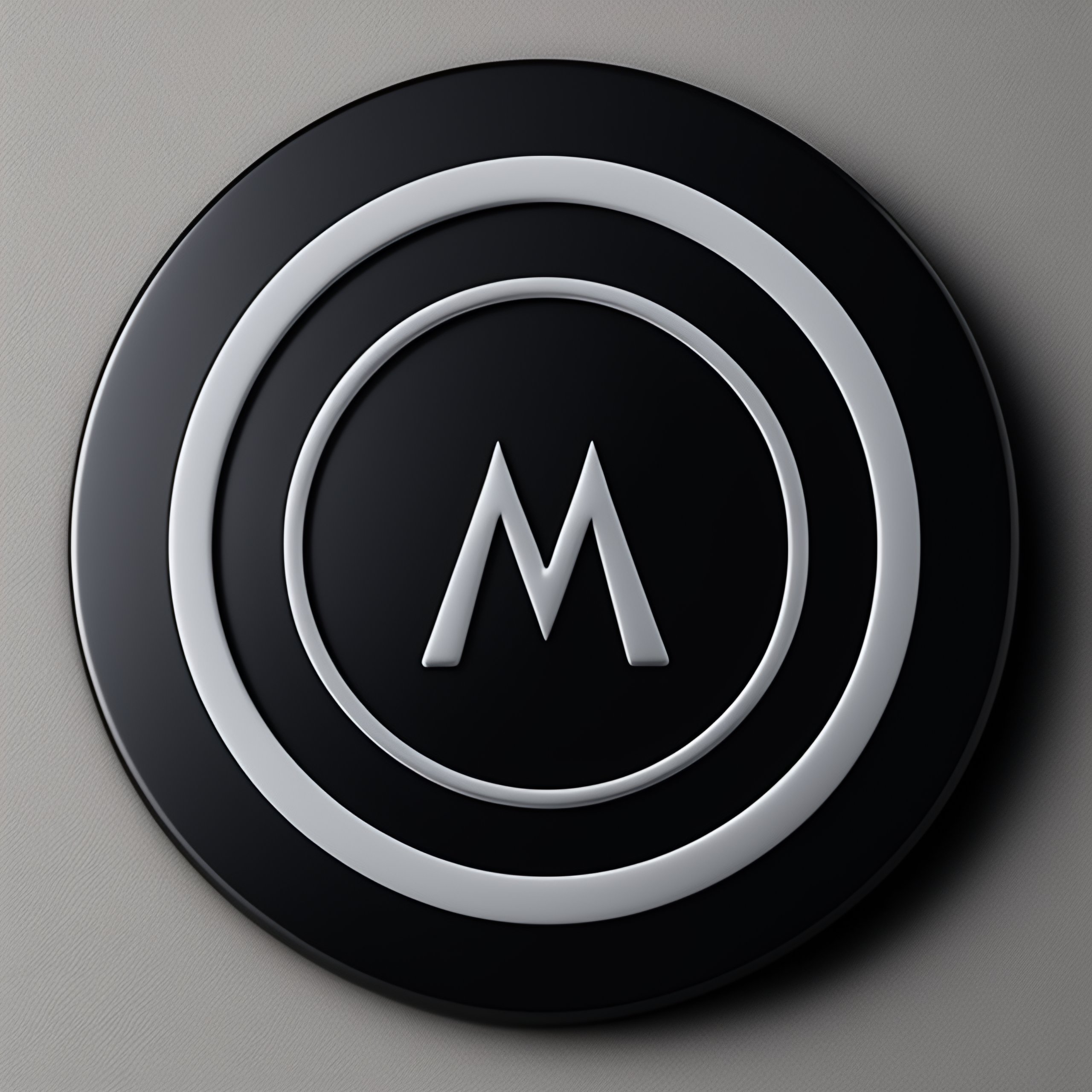 Lexica - Matt Black, platinum, white, Crypocurrency Logo Round, M ...