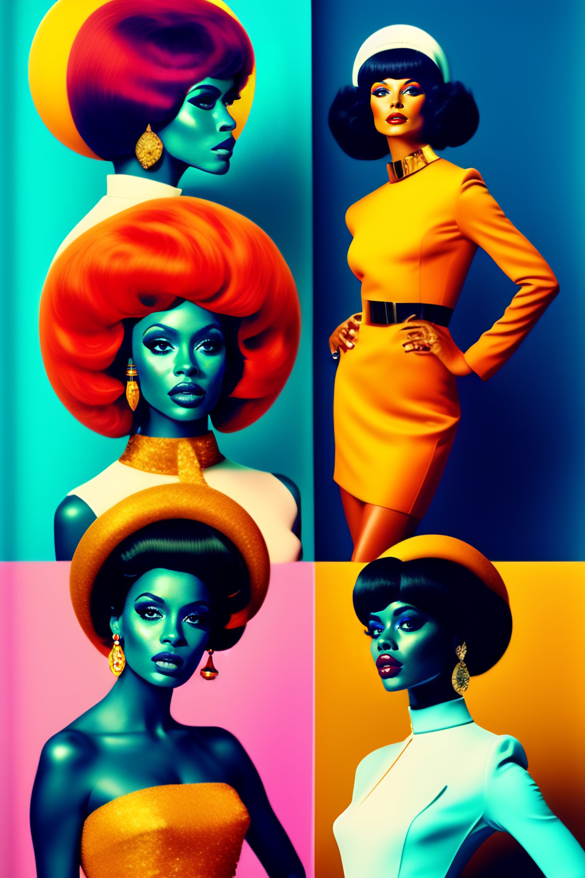Lexica - Retro 60s, drinking Cocktail additcs imaginary skinny crazy ...