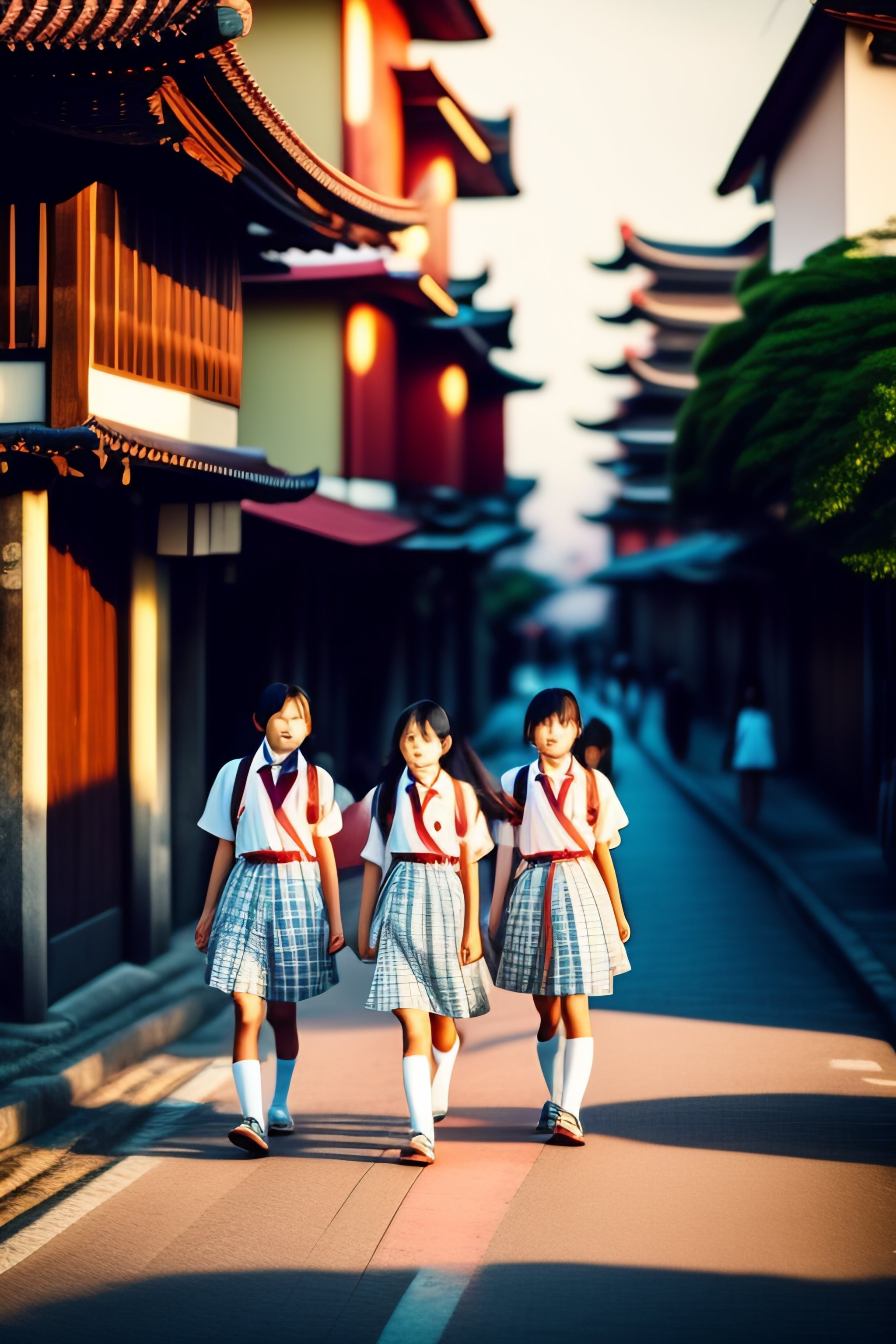 Japanese Schoolgirl Theme In Kreayshawn's "Voodoo"