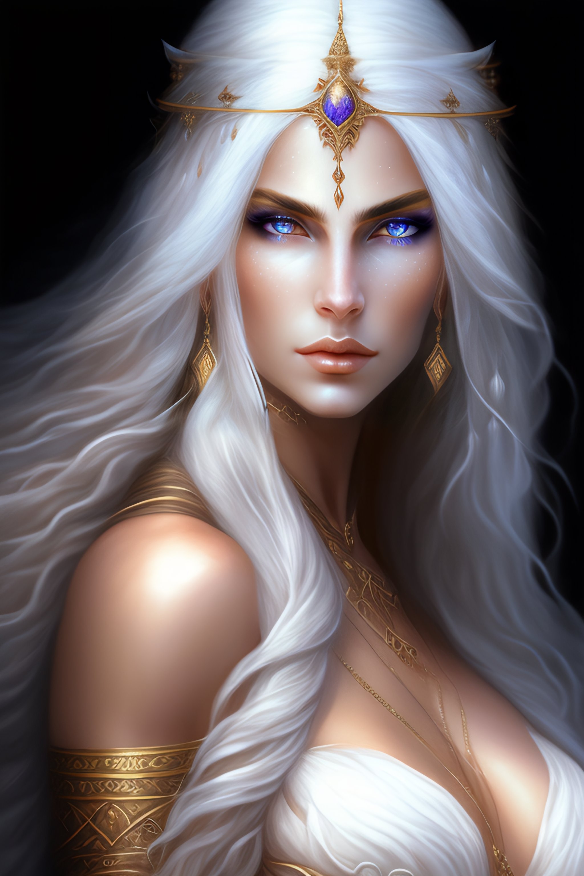 lexica-female-mage-godess-with-long-white-hair-sorcerer-shaved