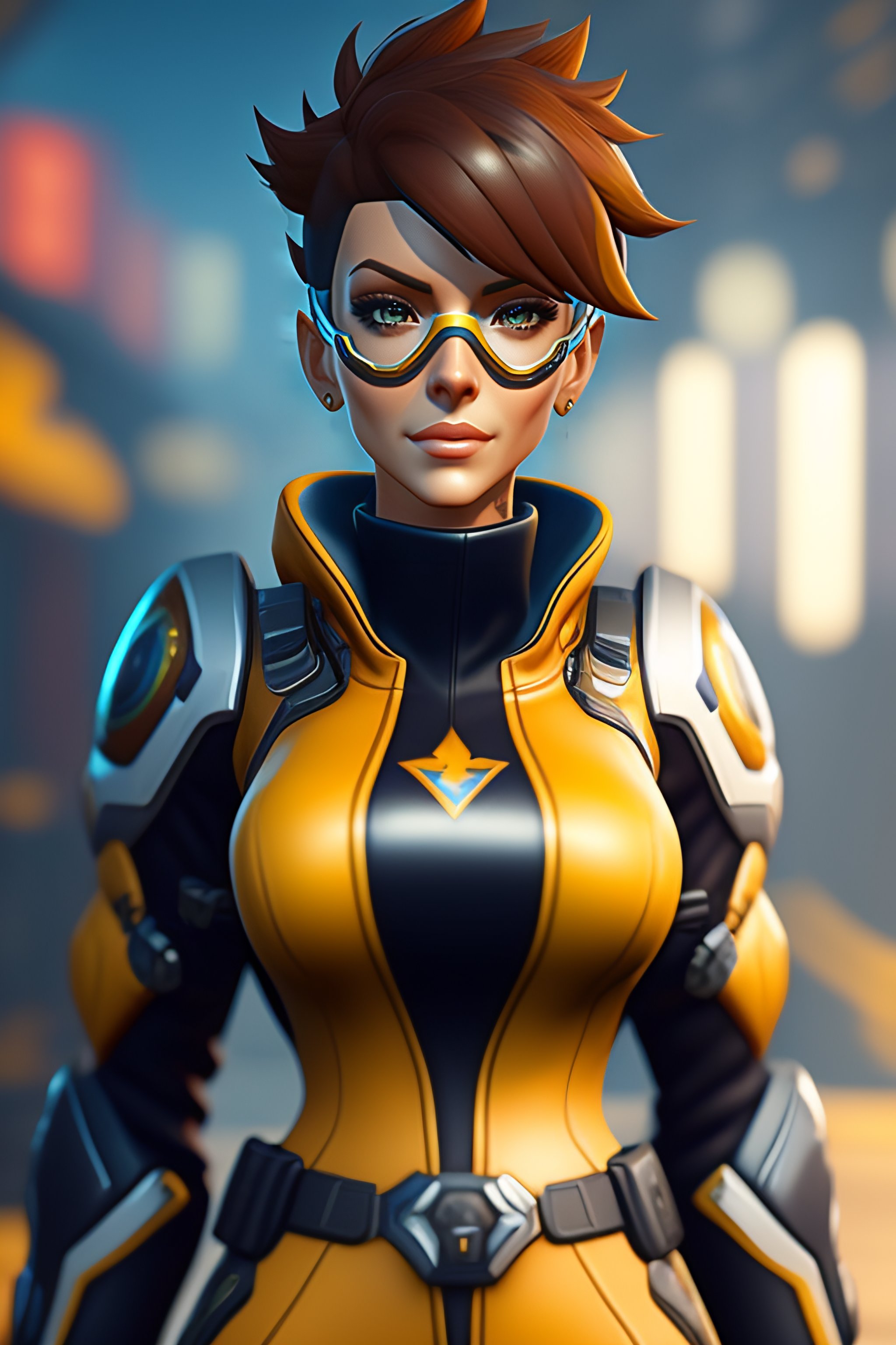 Lexica - Tracer from Overwatch at sixty years of age