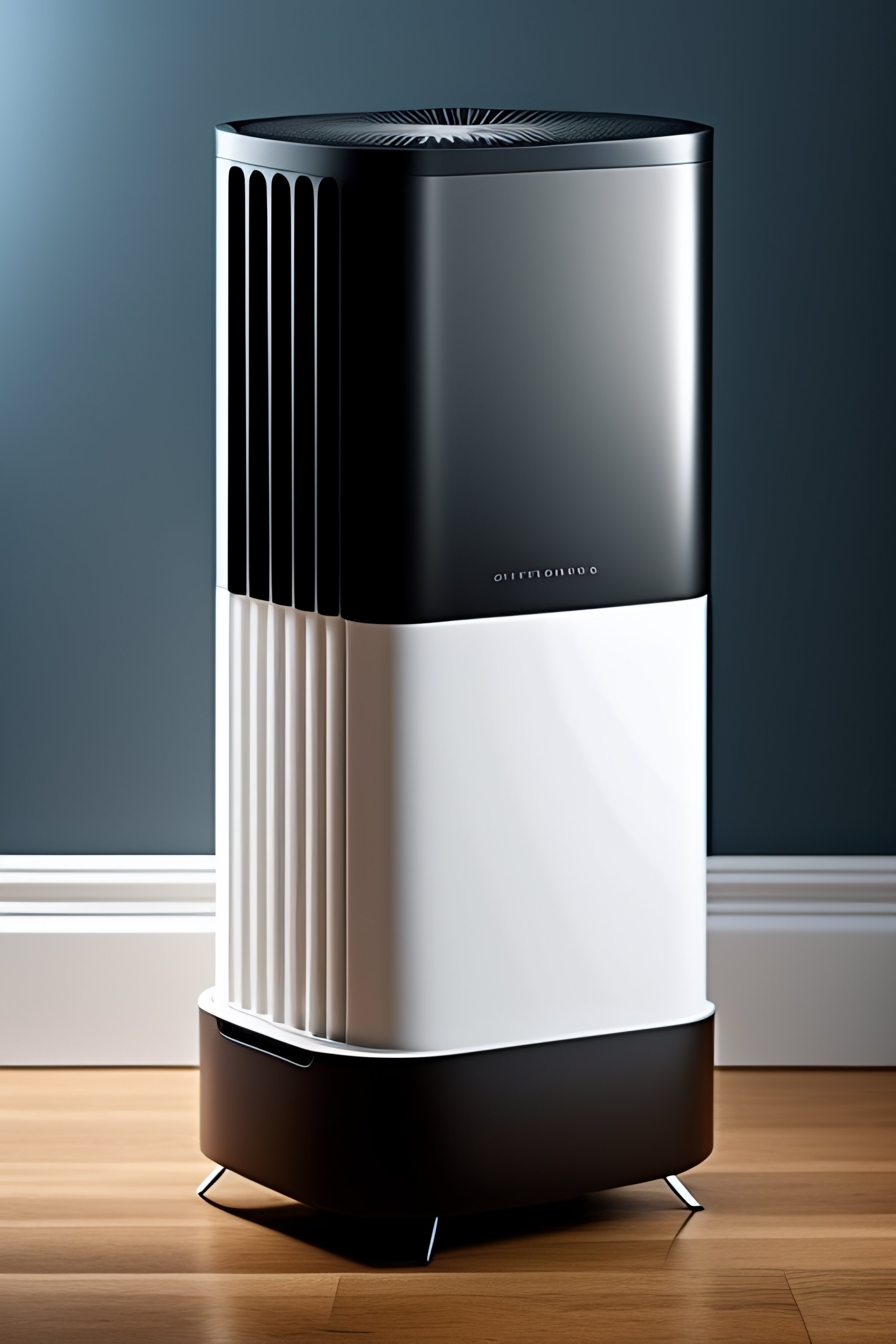 Lexica An image of the air purifier with a "breathe easy" tagline or