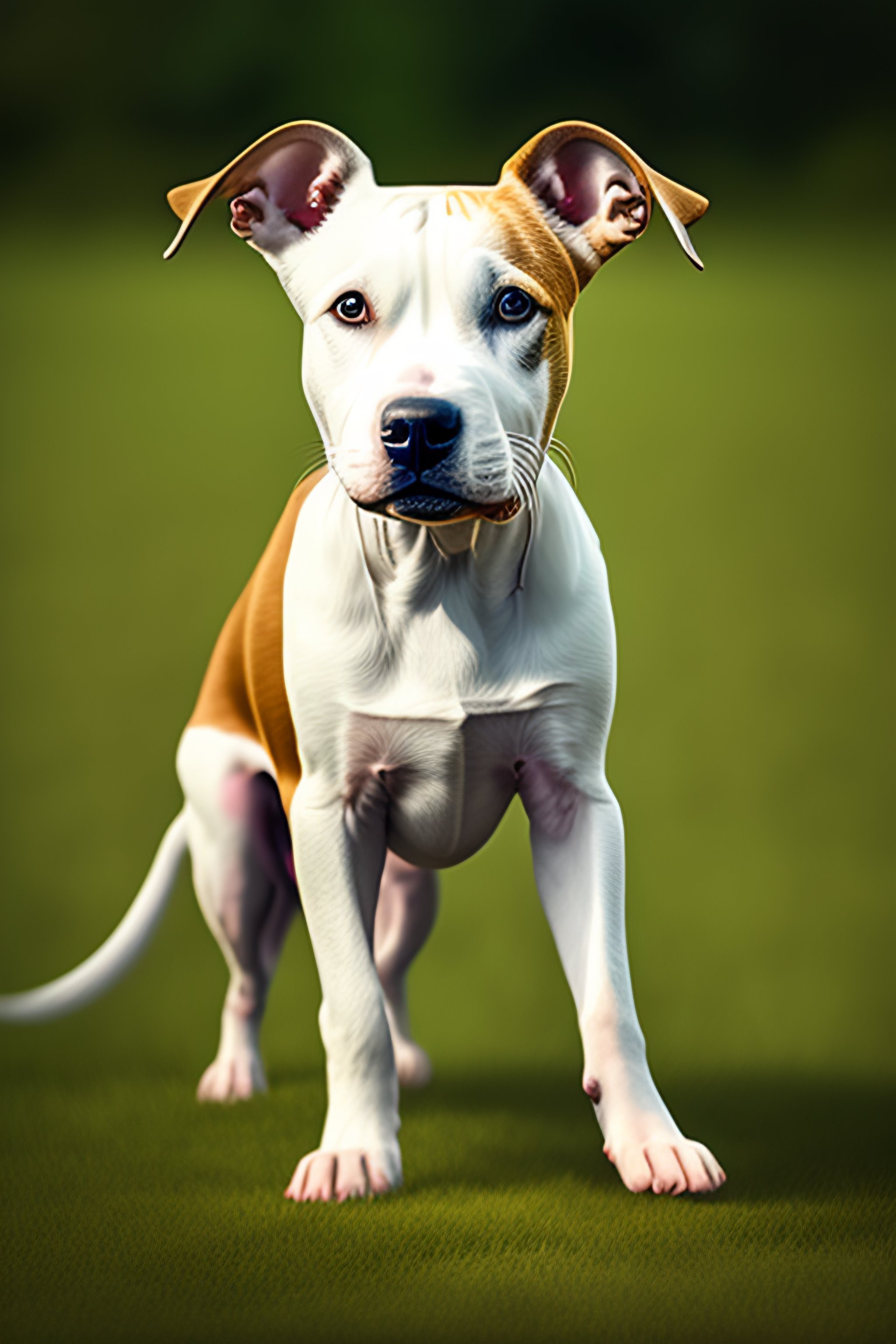 Skinny clearance pitbull puppy