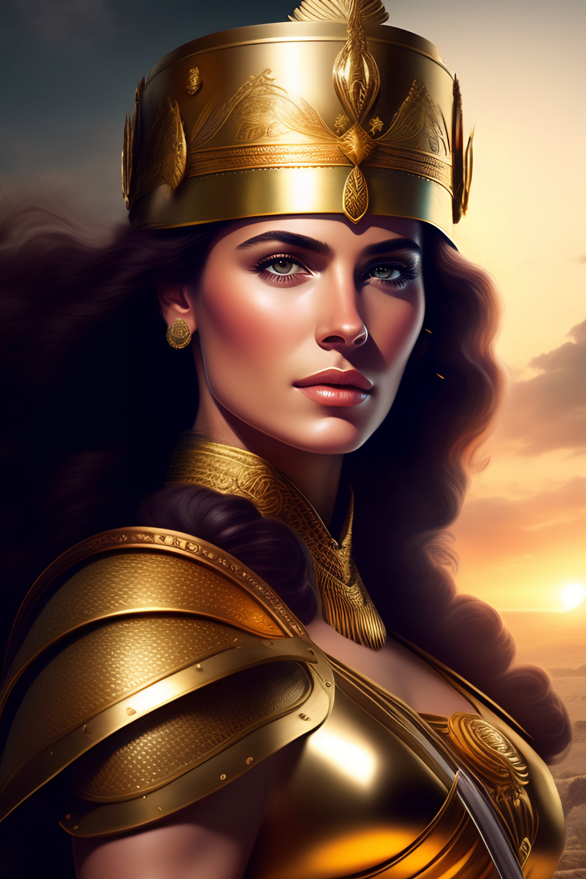Lexica - Portrait of Athena, the greek goddess of war and wisdom ...