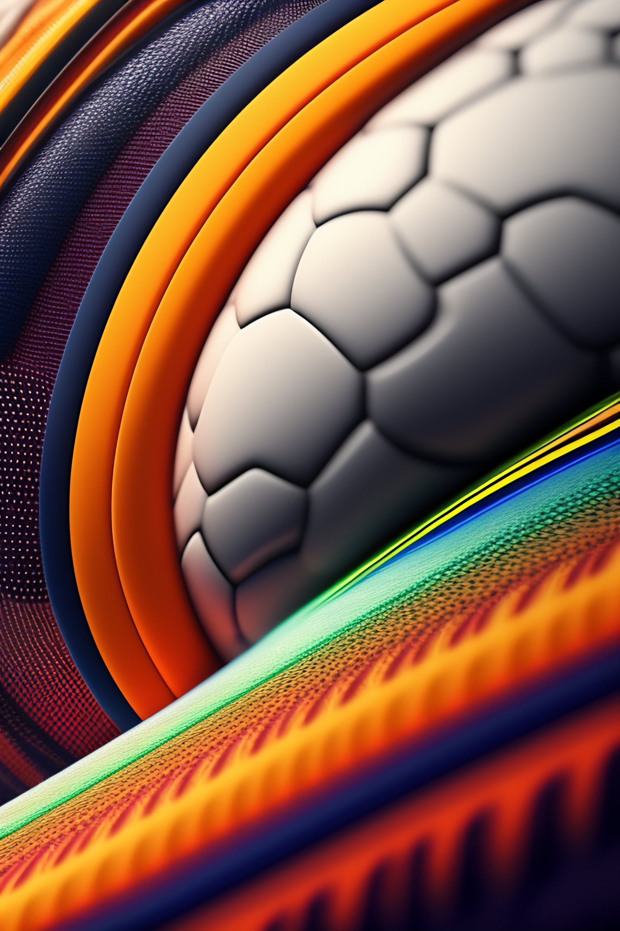 Lexica - Abstract soccer patterns texture interfacing