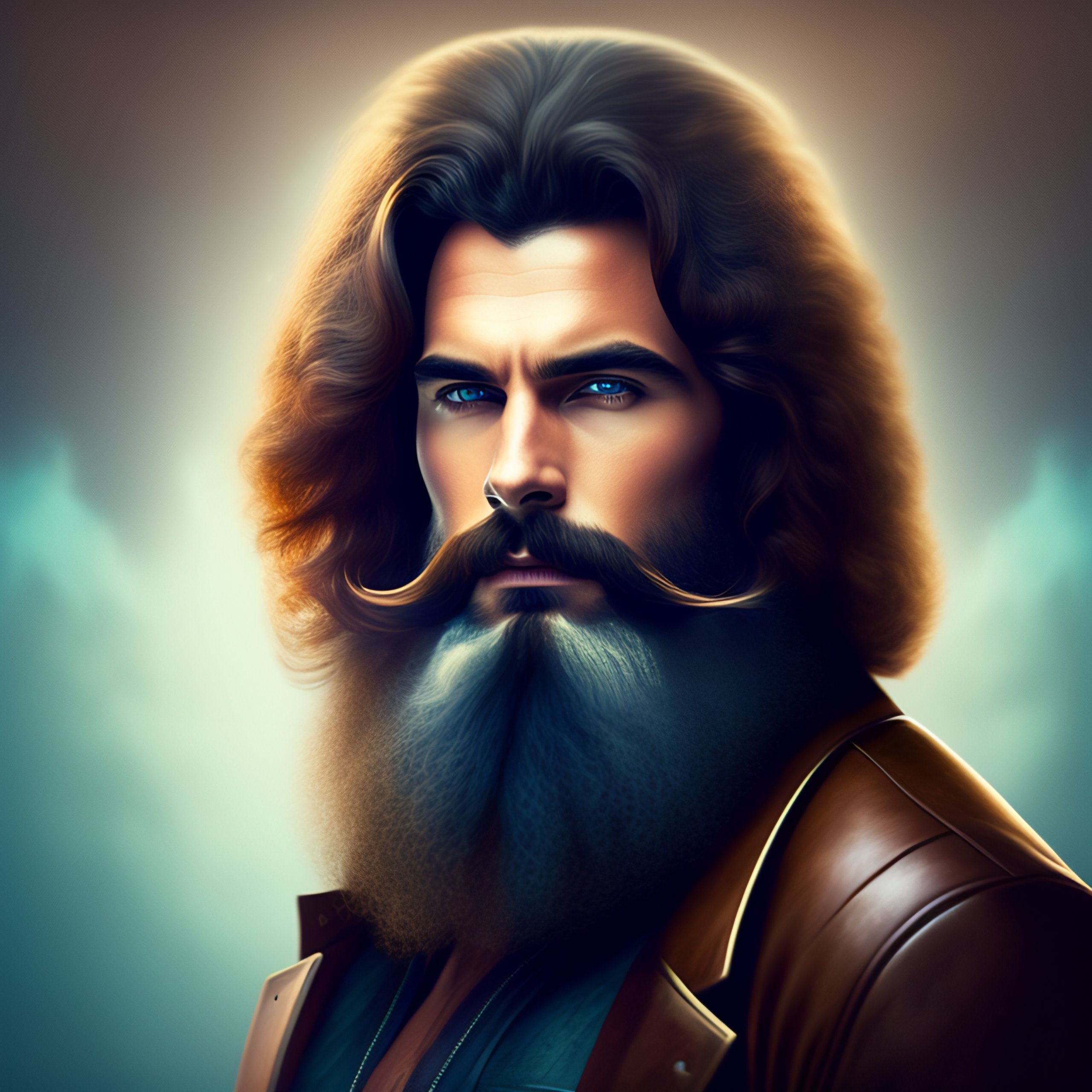 Lexica - A man of long stature, with a lot of hair, with whiskers
