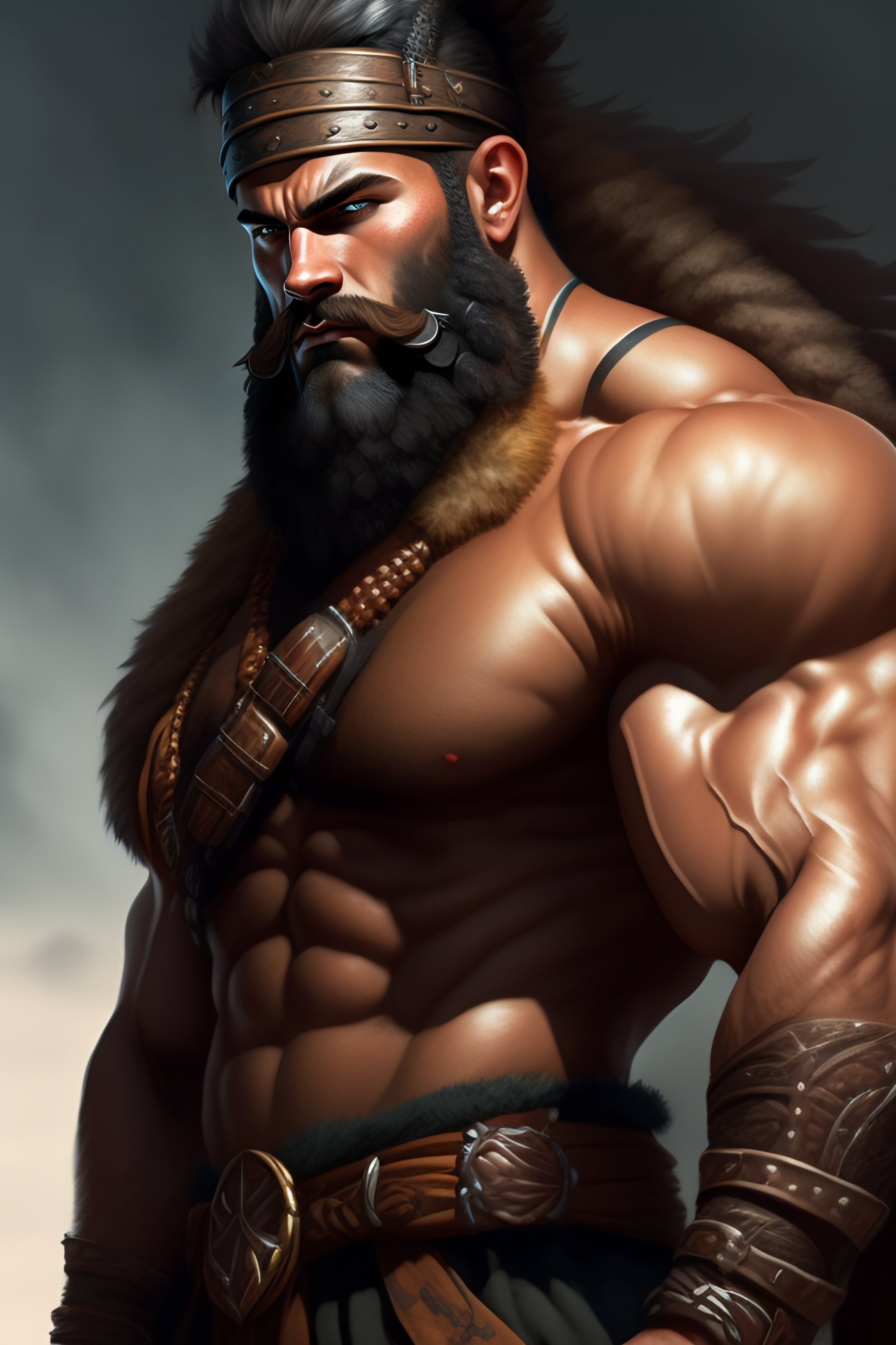 Human Body - Muscular Man stock illustration. Illustration of barbarian -  22770684